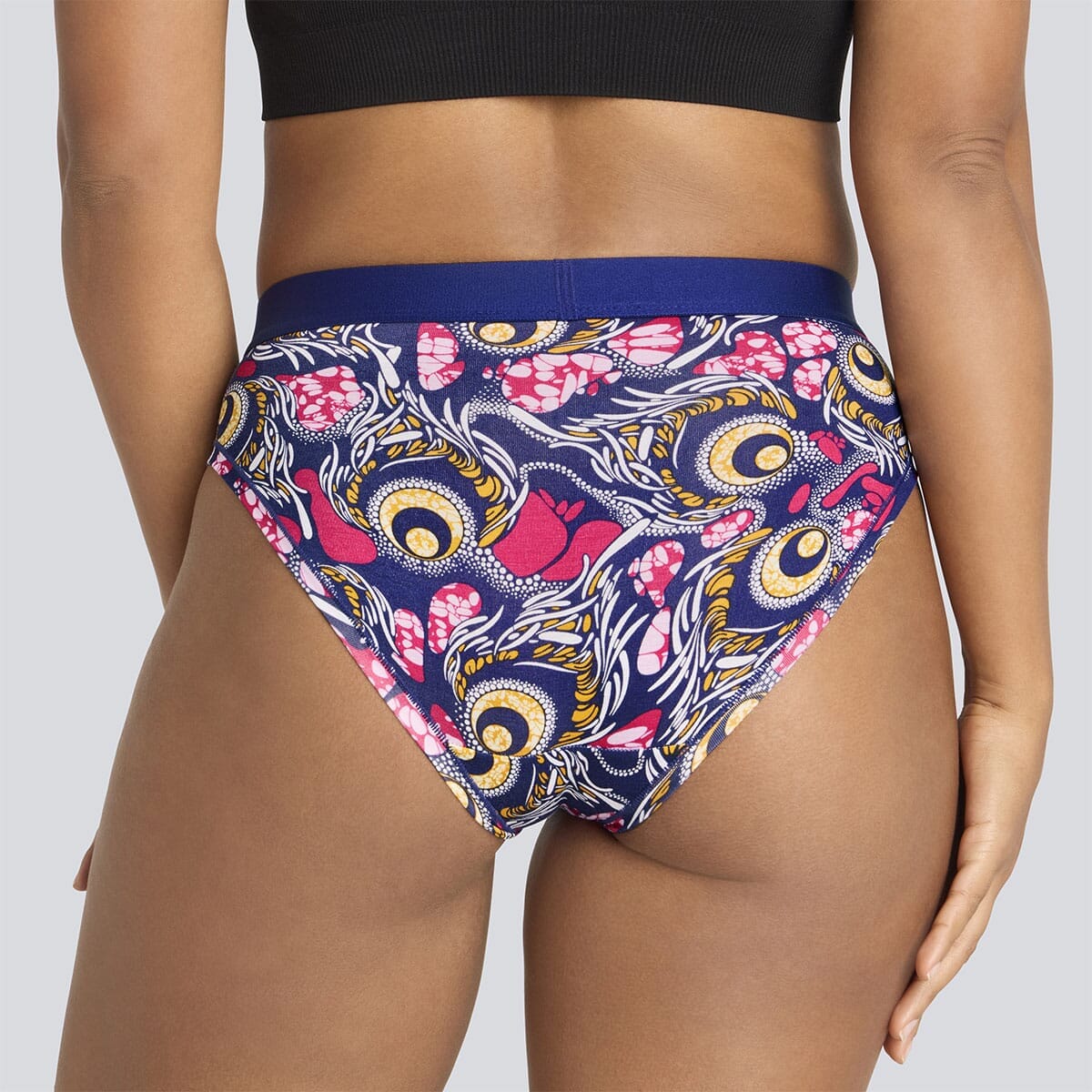 Women's Bikini Brief - Jungle Birdz - Bamboo Underwear - Model:Yolanda