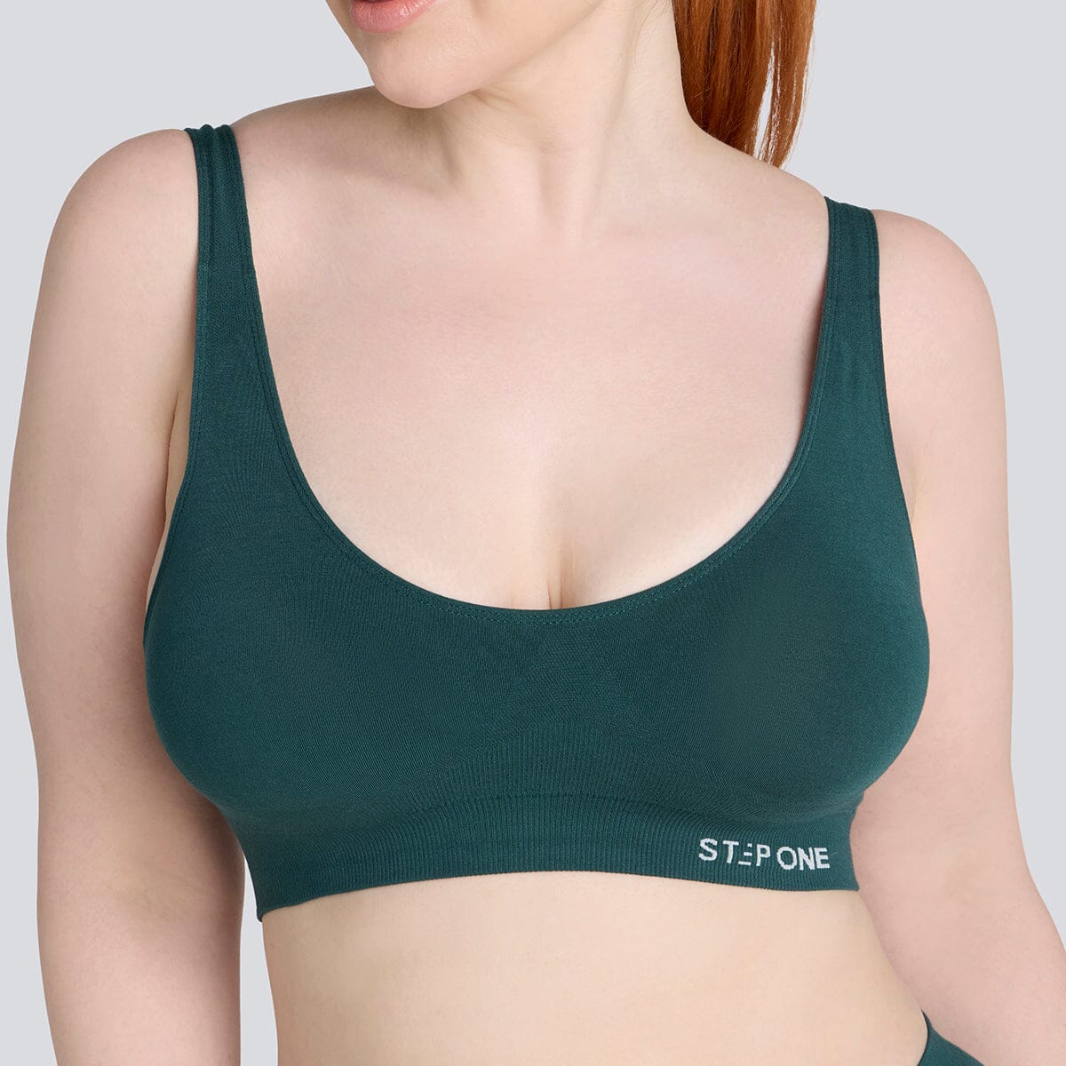 Women's SmoothFit Padded Bra - Rain Forest - Bamboo Underwear