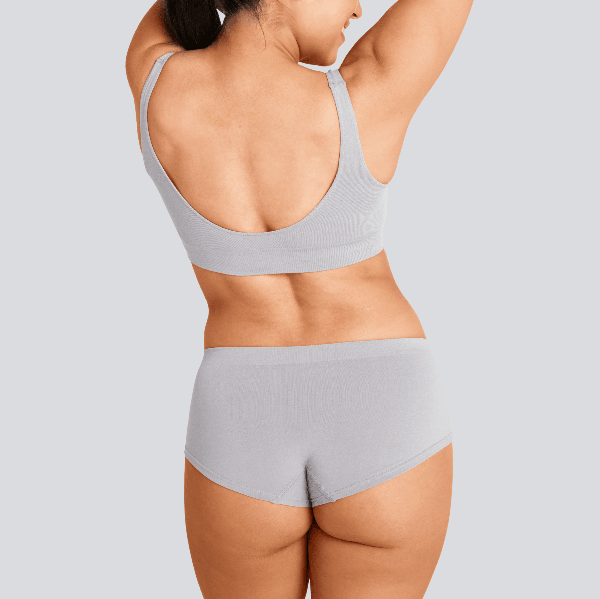 Women's SmoothFit Boyleg - Grey - Bamboo Underwear