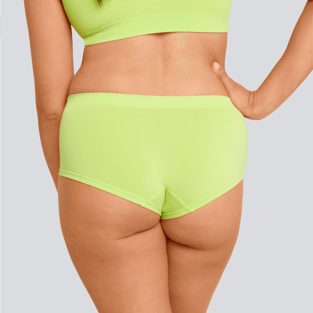 Women's SmoothFit Boyleg - Lime Spark - Bamboo Underwear