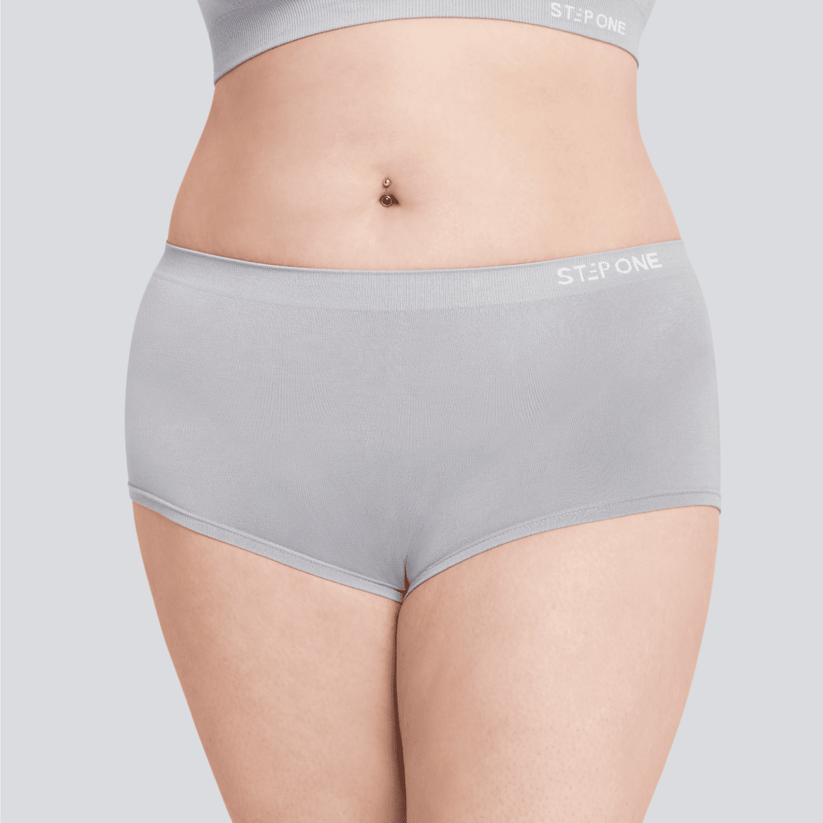 Women's SmoothFit Boyleg - Grey - Bamboo Underwear