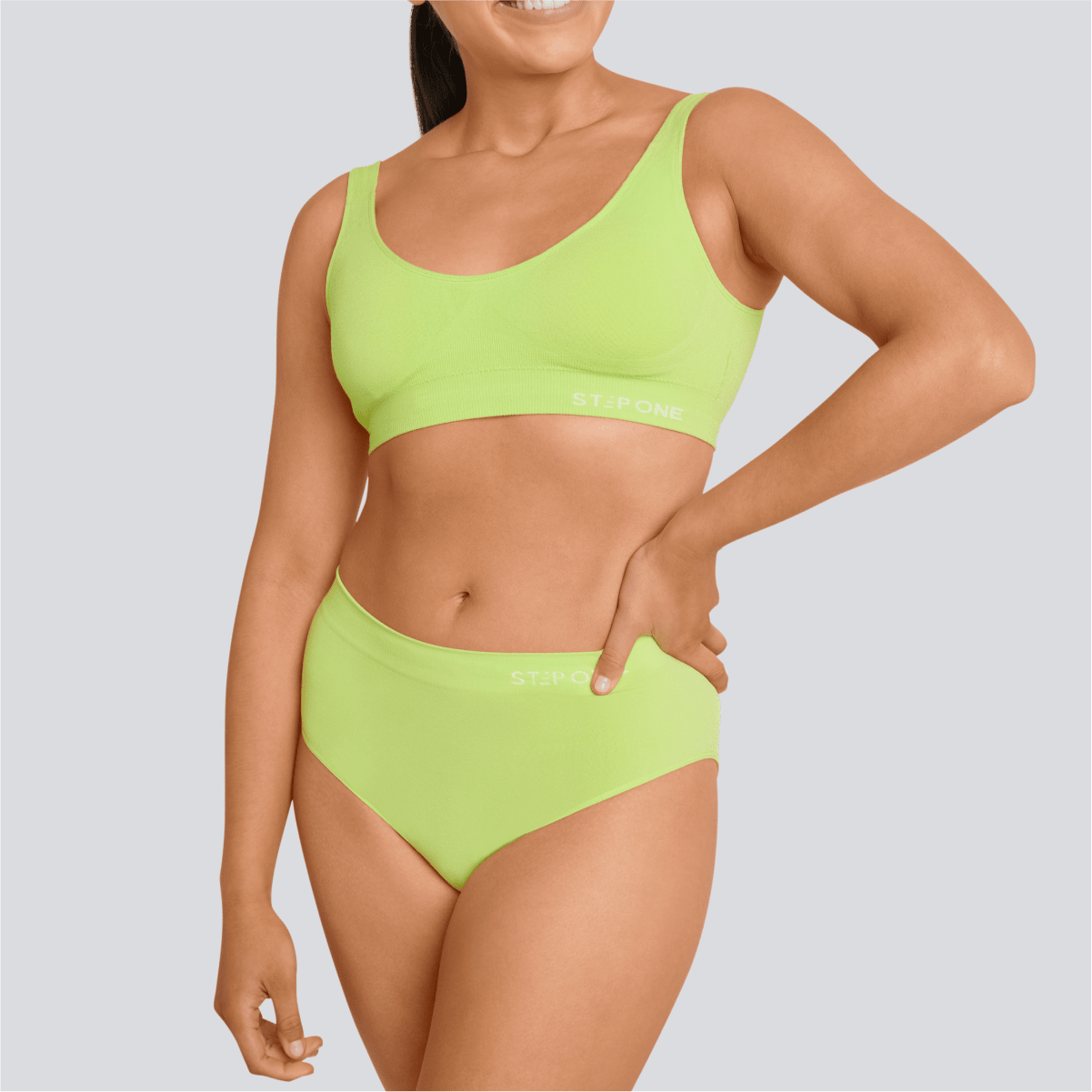 Women's SmoothFit Full Brief - Lime Spark - Bamboo Underwear