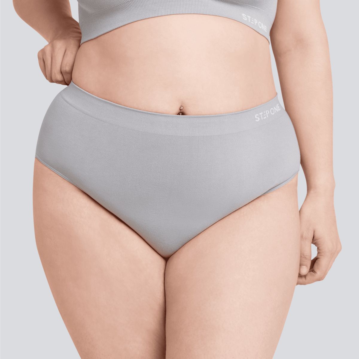 Women's SmoothFit Full Brief - Grey - Bamboo Underwear
