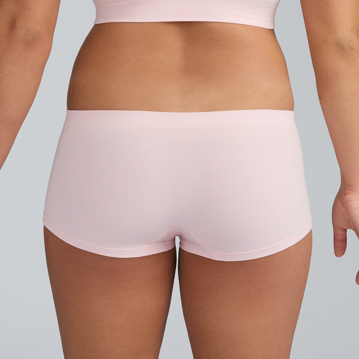 Women's SmoothFit Boyleg - Rose All Day - Bamboo Underwear - Model:Alexandra