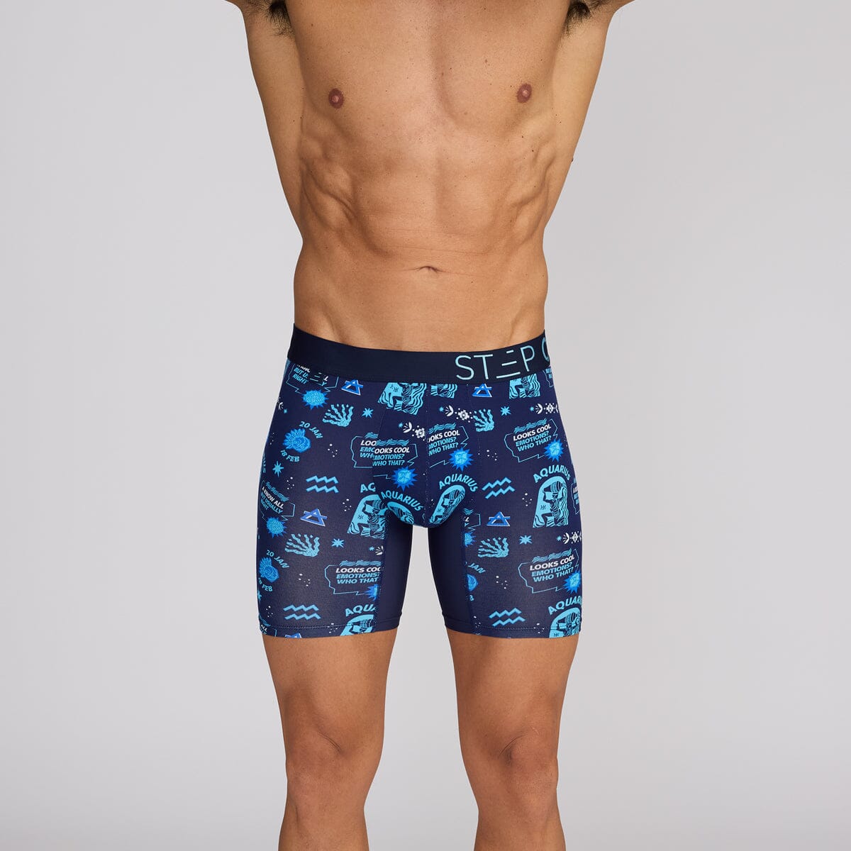 Boxer Brief - Aquarius - Bamboo Underwear - Model:Ivan M