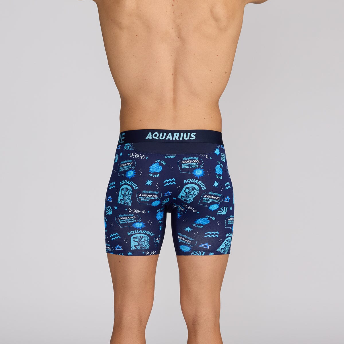 Boxer Brief - Aquarius - Bamboo Underwear - Model:Ivan M