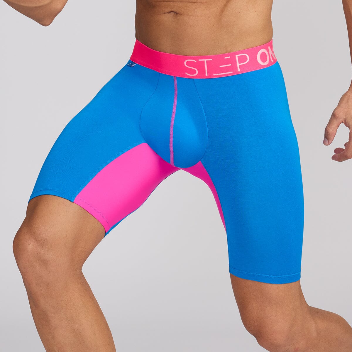 Boxer Brief Sport - Pink Skits - Bamboo Underwear - Model:Ivan M
