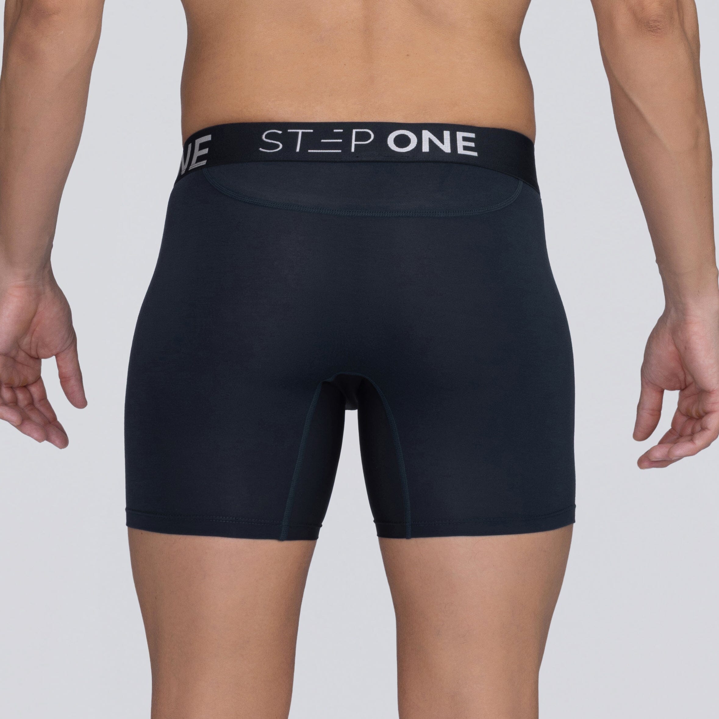 Boxer Brief Fly - Almost Black - Bamboo Underwear - Model:Ivan