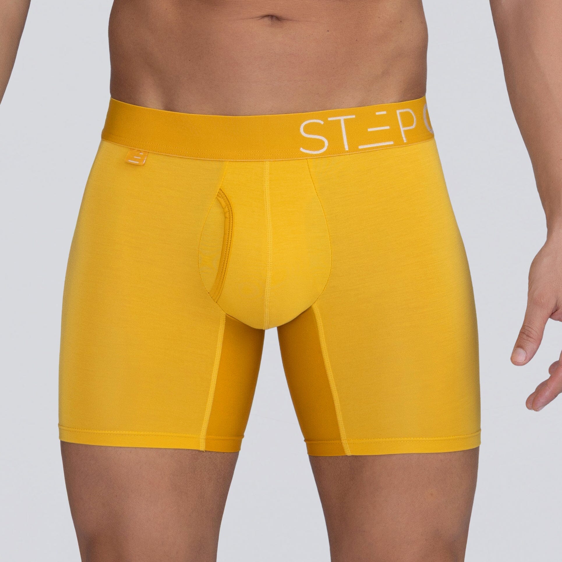 Boxer Brief Fly - Lemon Zest - Bamboo Underwear - Model:Ivan