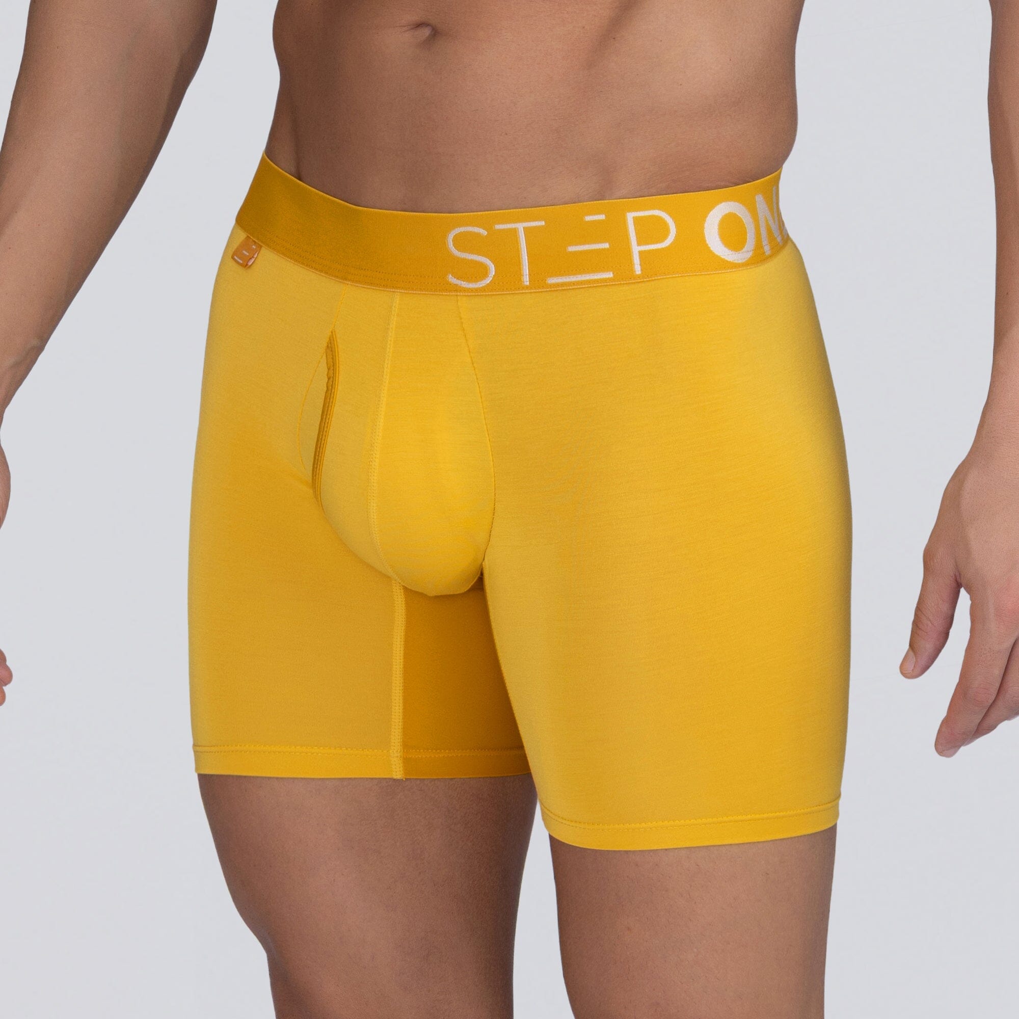 Boxer Brief Fly - Lemon Zest - Bamboo Underwear - Model:Ivan