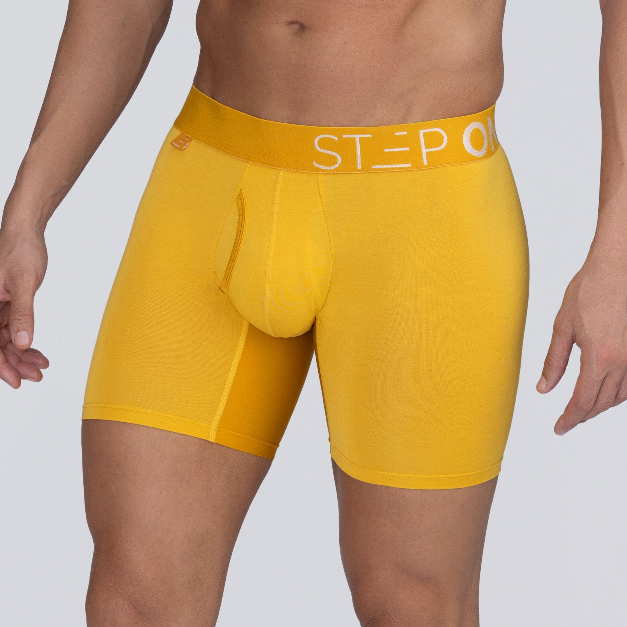 Boxer Brief Fly - Lemon Zest - Bamboo Underwear - Model:Ivan