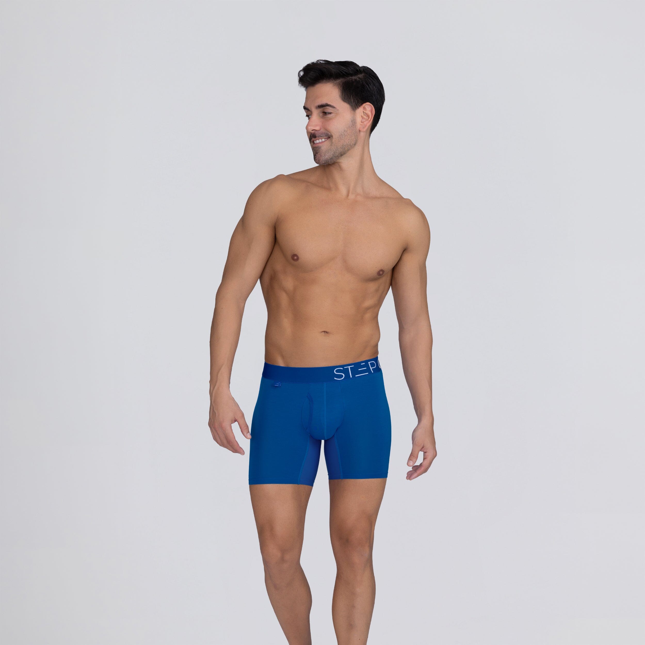 Boxer Brief Fly - Vivid Blue - Bamboo Underwear