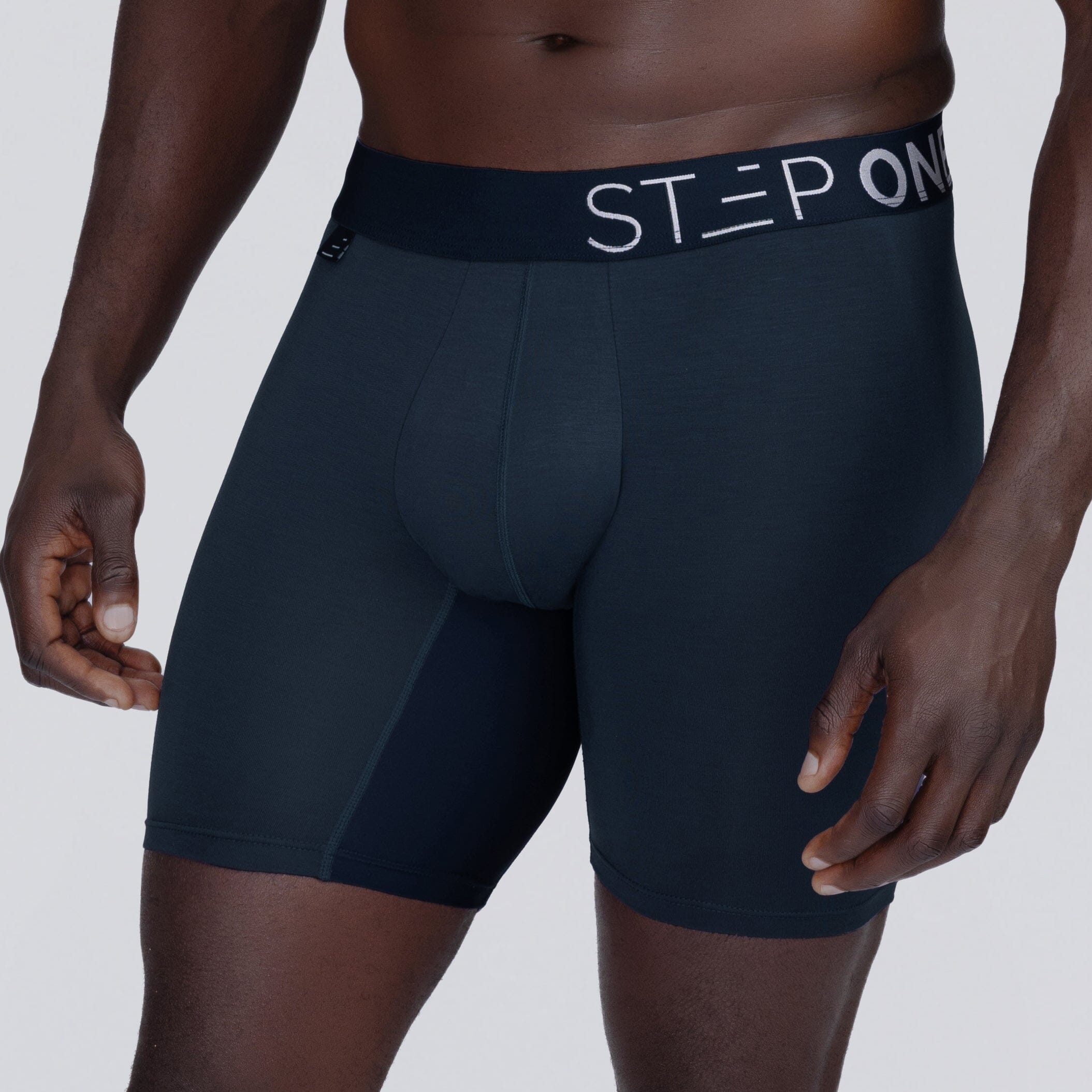 Boxer Brief - Dark Navy - Bamboo Underwear - Model:Baba