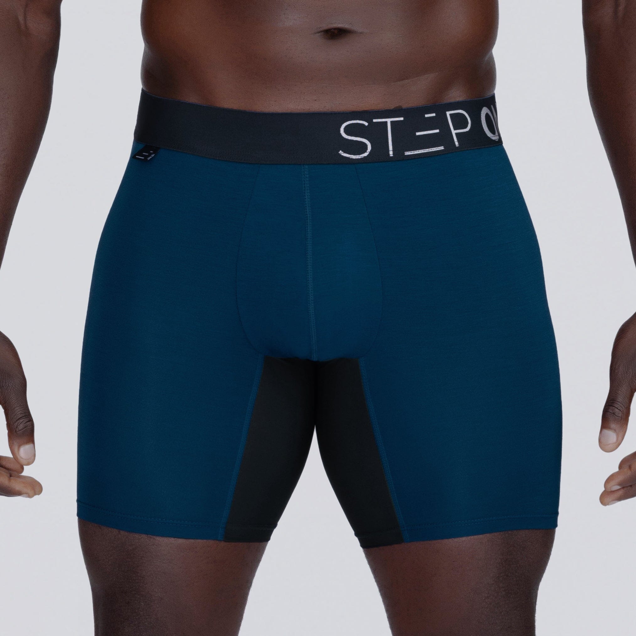 Boxer Brief - Blue Ocean - Bamboo Underwear - Model:Baba