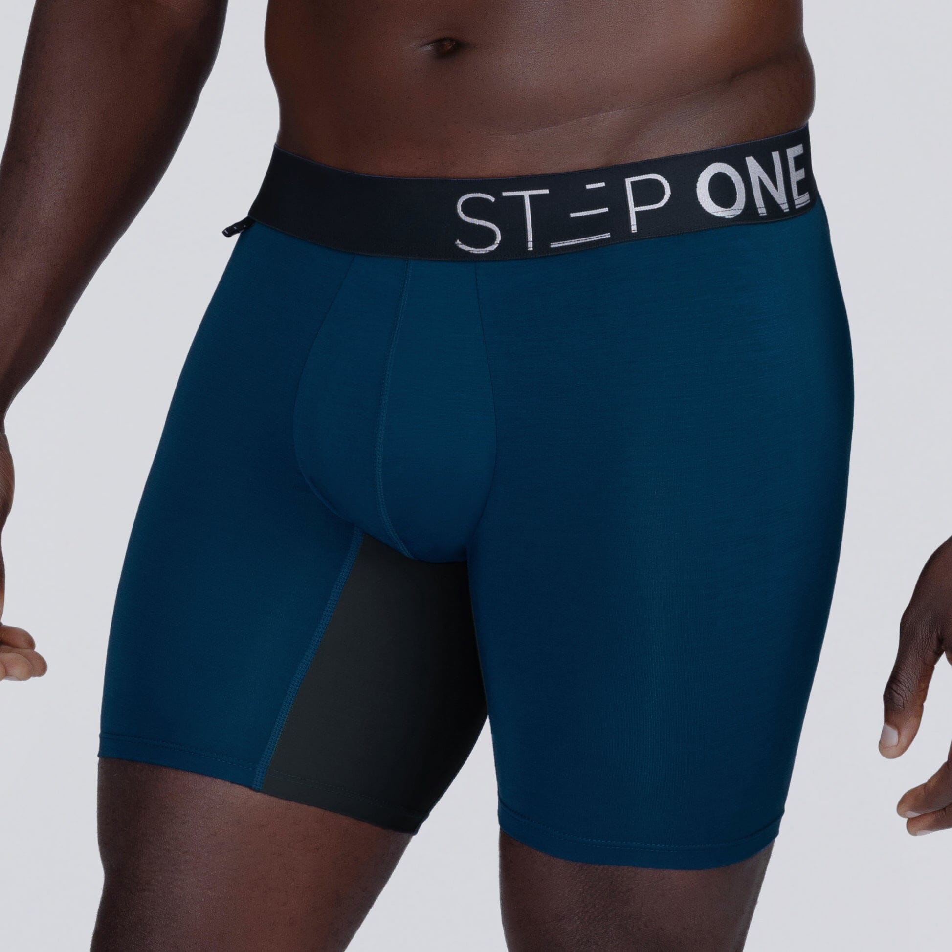 Boxer Brief - Blue Ocean - Bamboo Underwear - Model:Baba