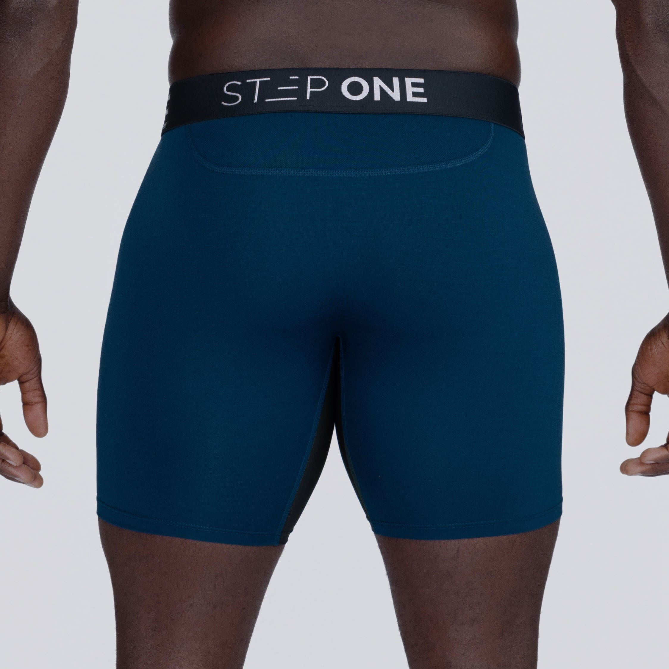 Boxer Brief - Blue Ocean - Bamboo Underwear - Model:Baba