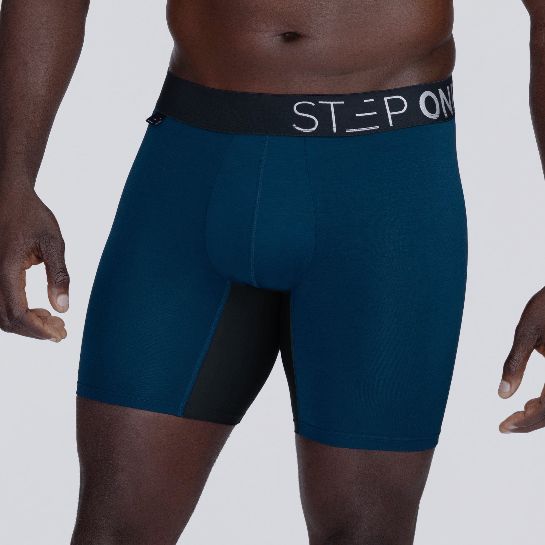 Boxer Brief - Blue Ocean - Bamboo Underwear - Model:Baba