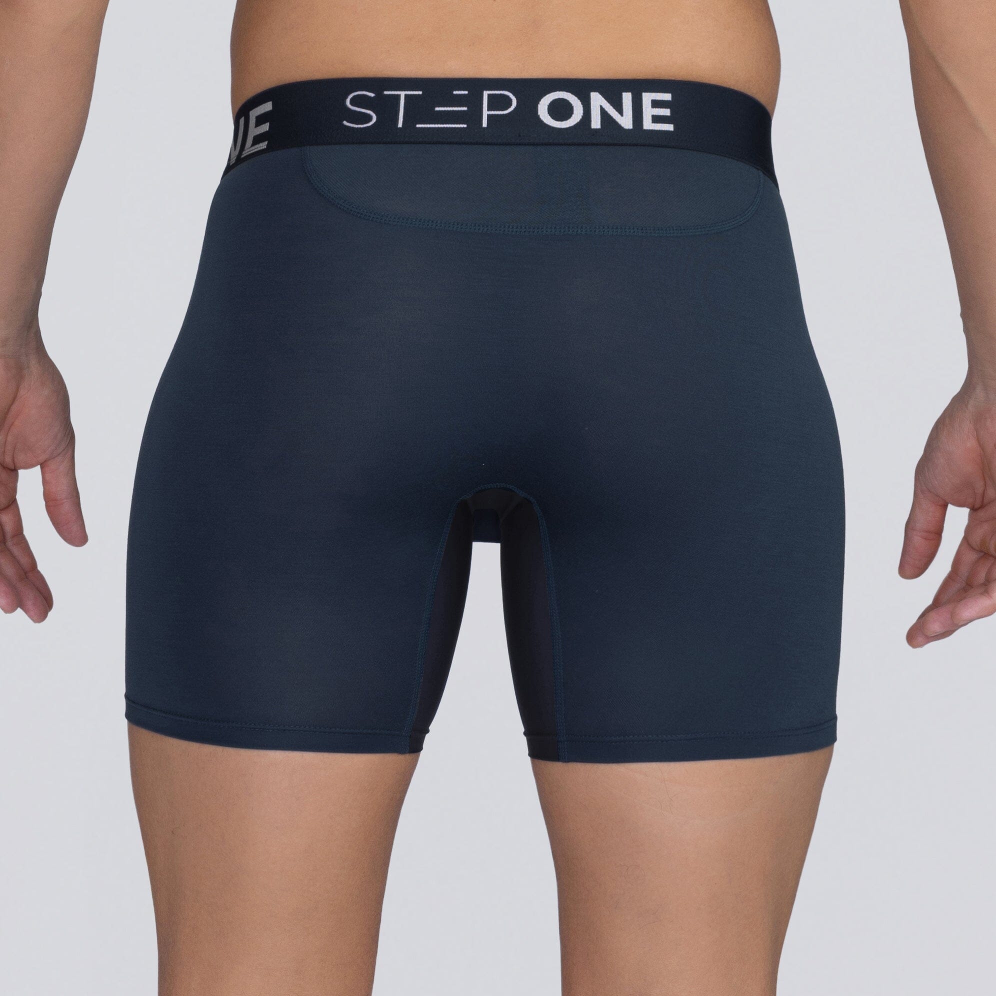 Boxer Brief - Dark Navy - Bamboo Underwear - Model:Ivan