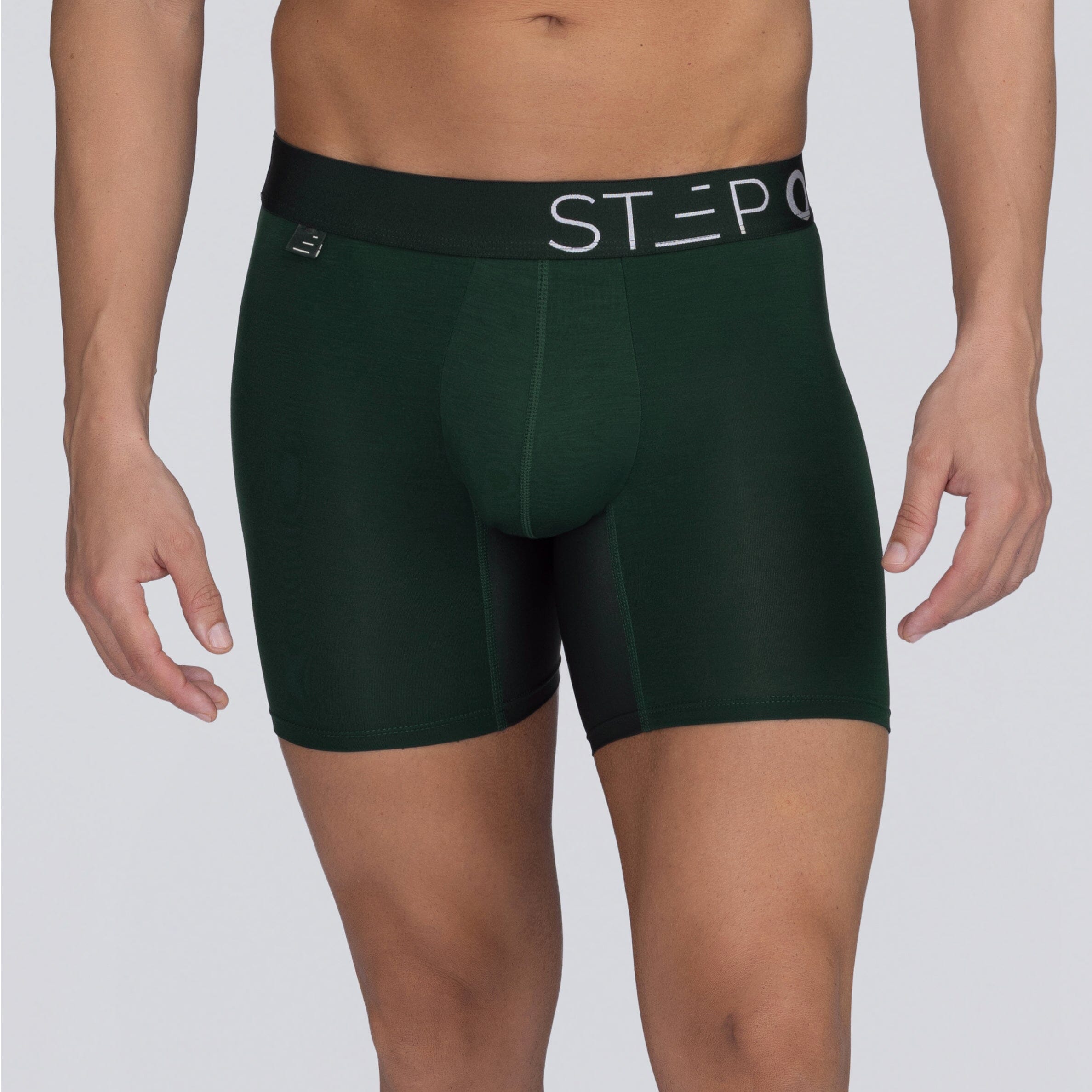 Boxer Brief - Dark Green - Bamboo Underwear - Model:Ivan