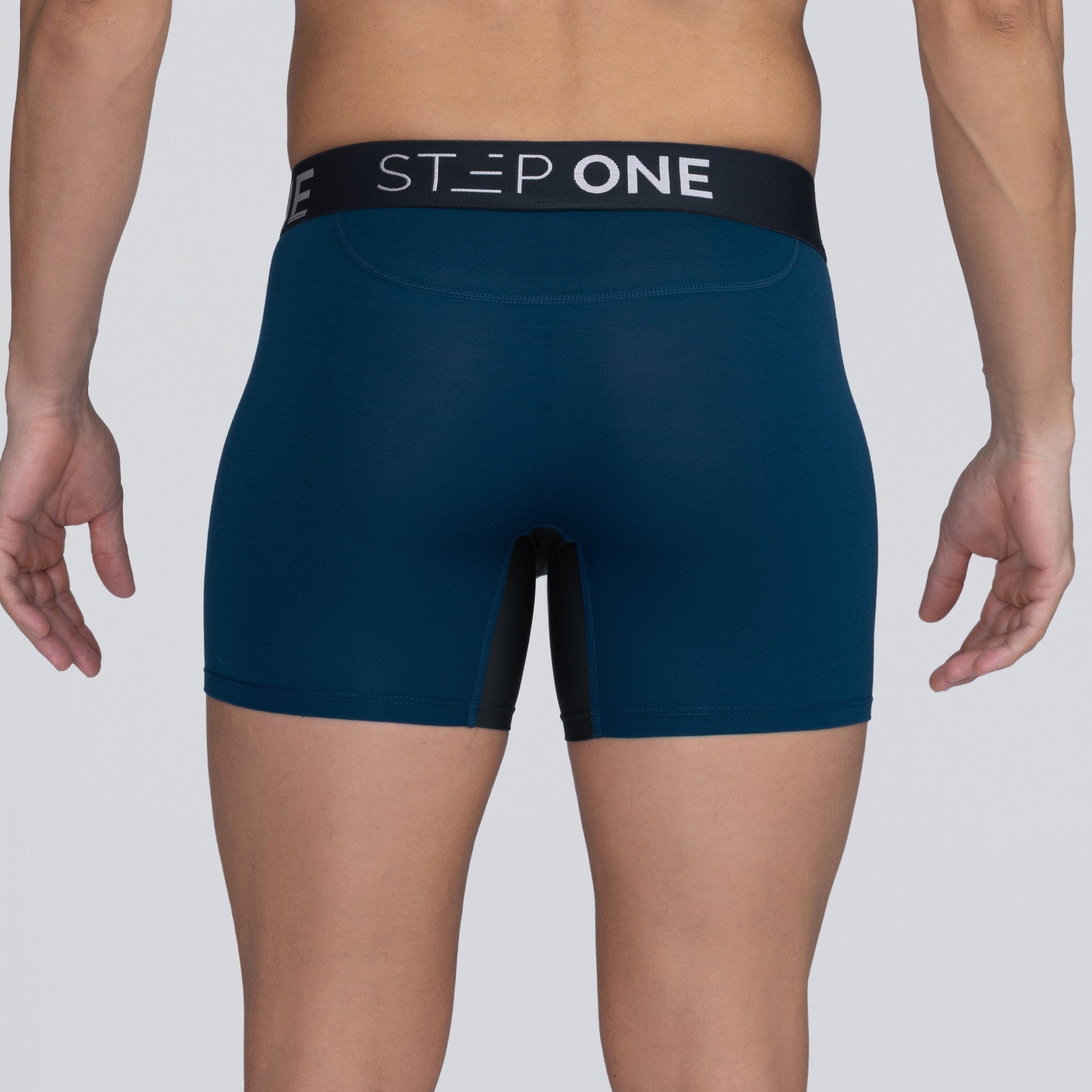 Boxer Brief - Blue Ocean - Bamboo Underwear - Model:Ivan