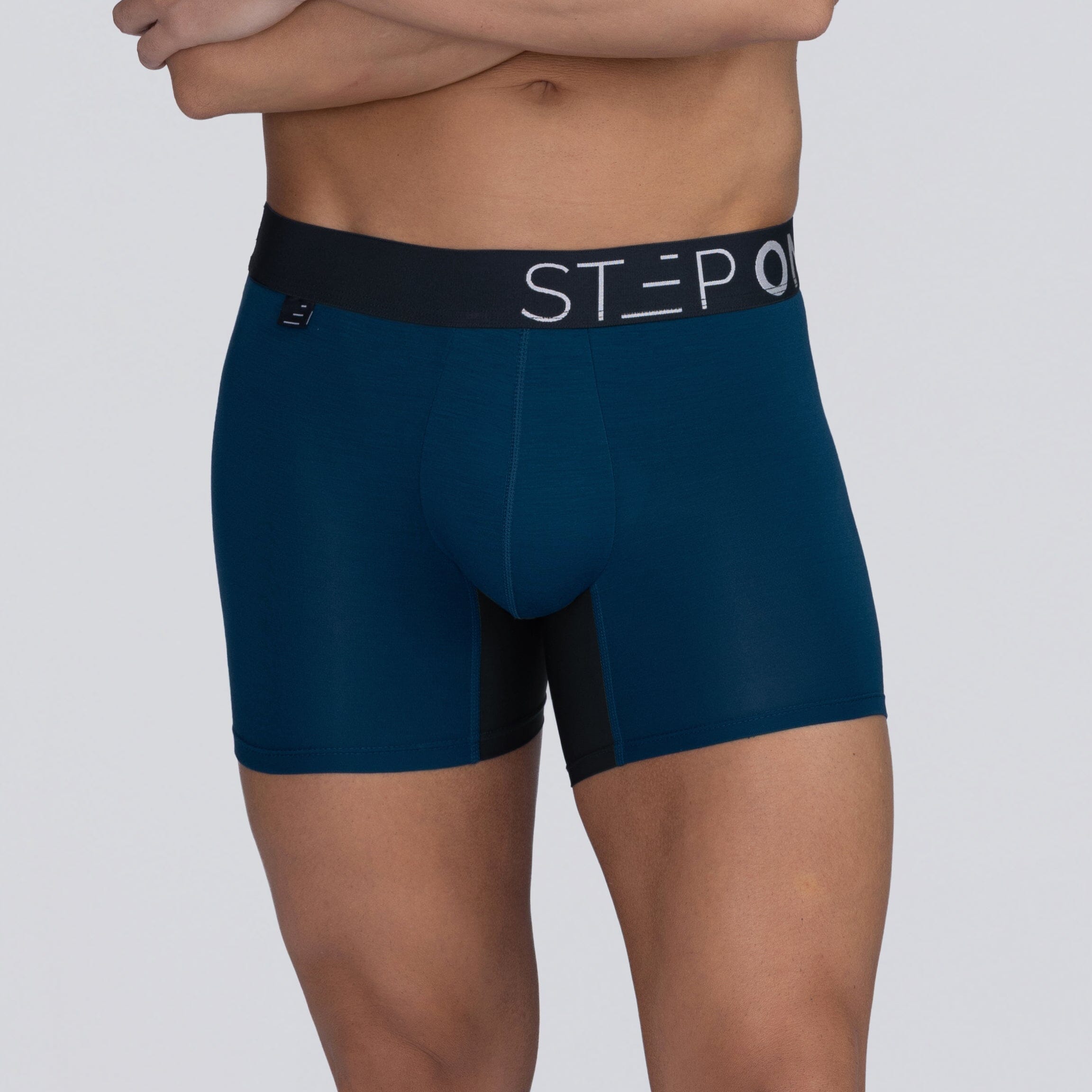 Boxer Brief - Blue Ocean - Bamboo Underwear - Model:Ivan