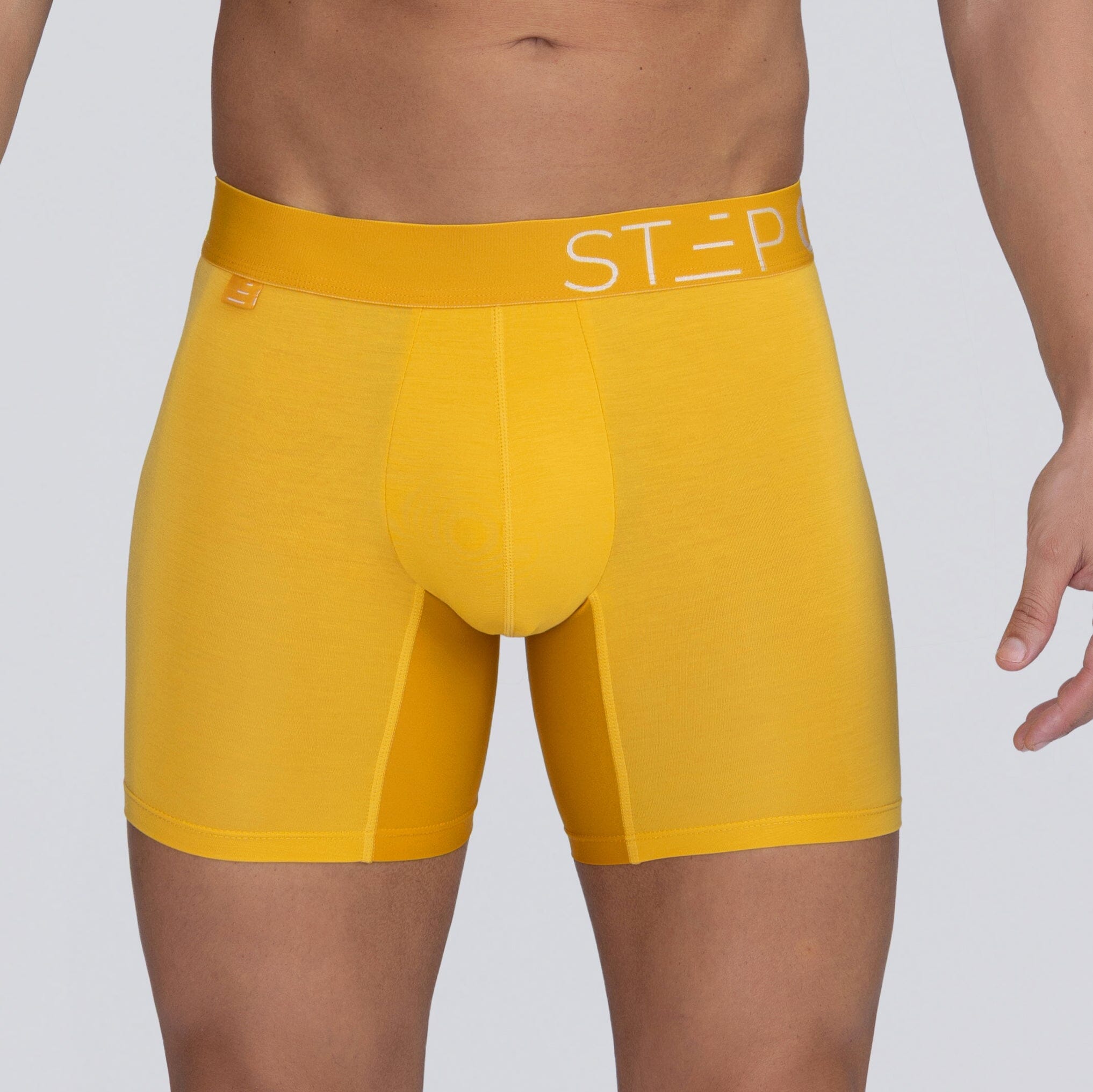 Boxer Brief - Lemon Zest - Bamboo Underwear - Model:Ivan