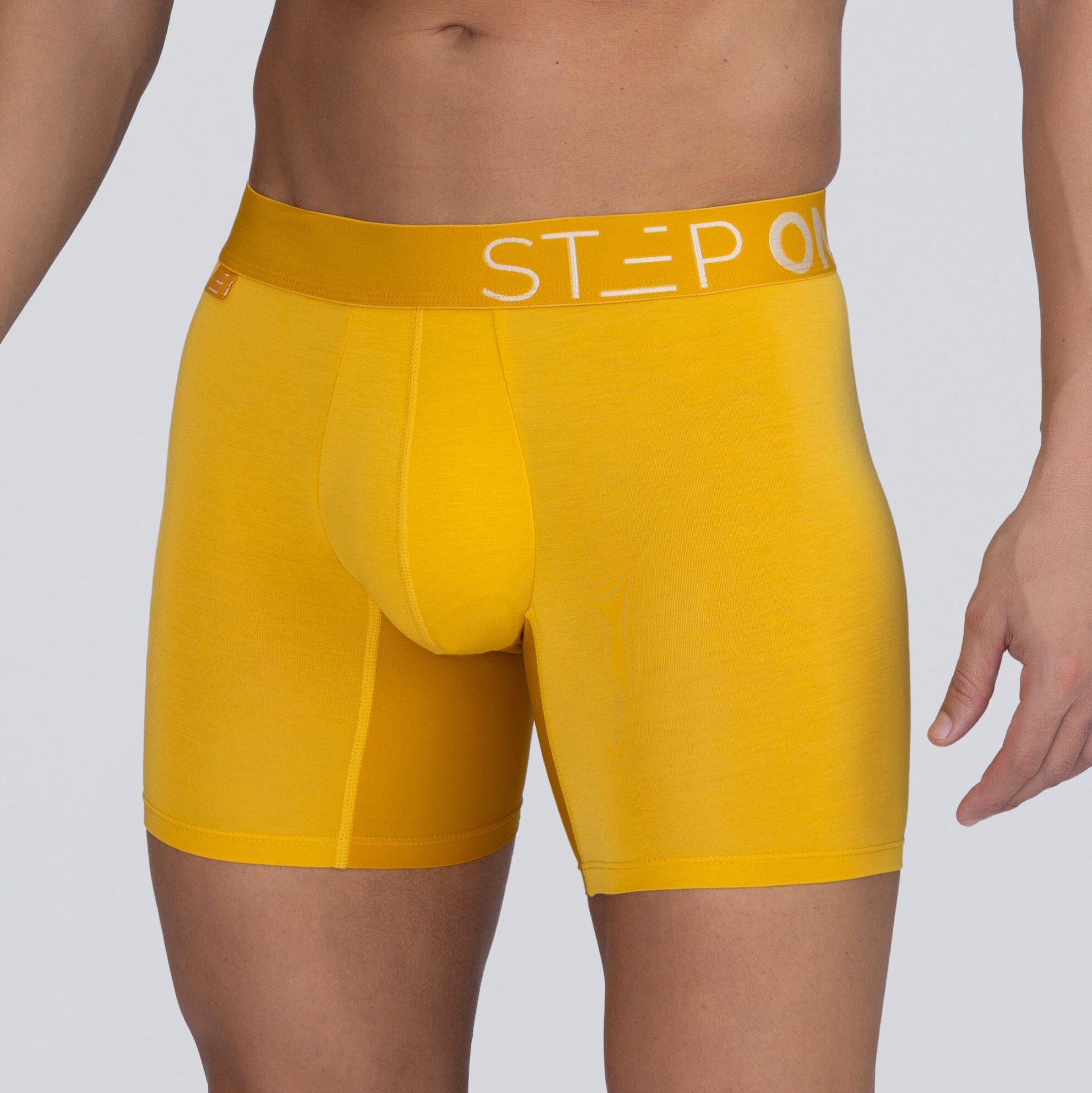 Boxer Brief - Lemon Zest - Bamboo Underwear - Model:Ivan