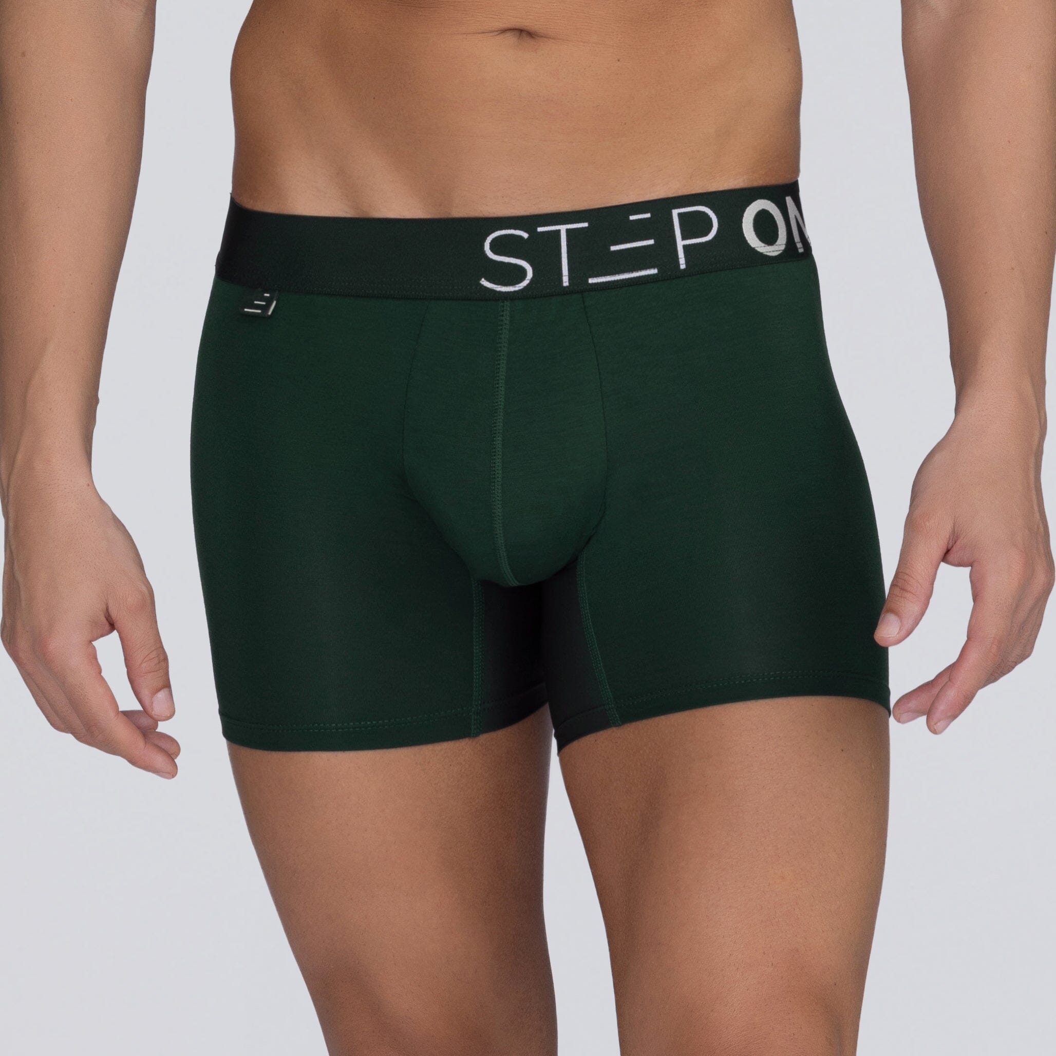 Trunk - Dark Green - Bamboo Underwear - Model:Ivan
