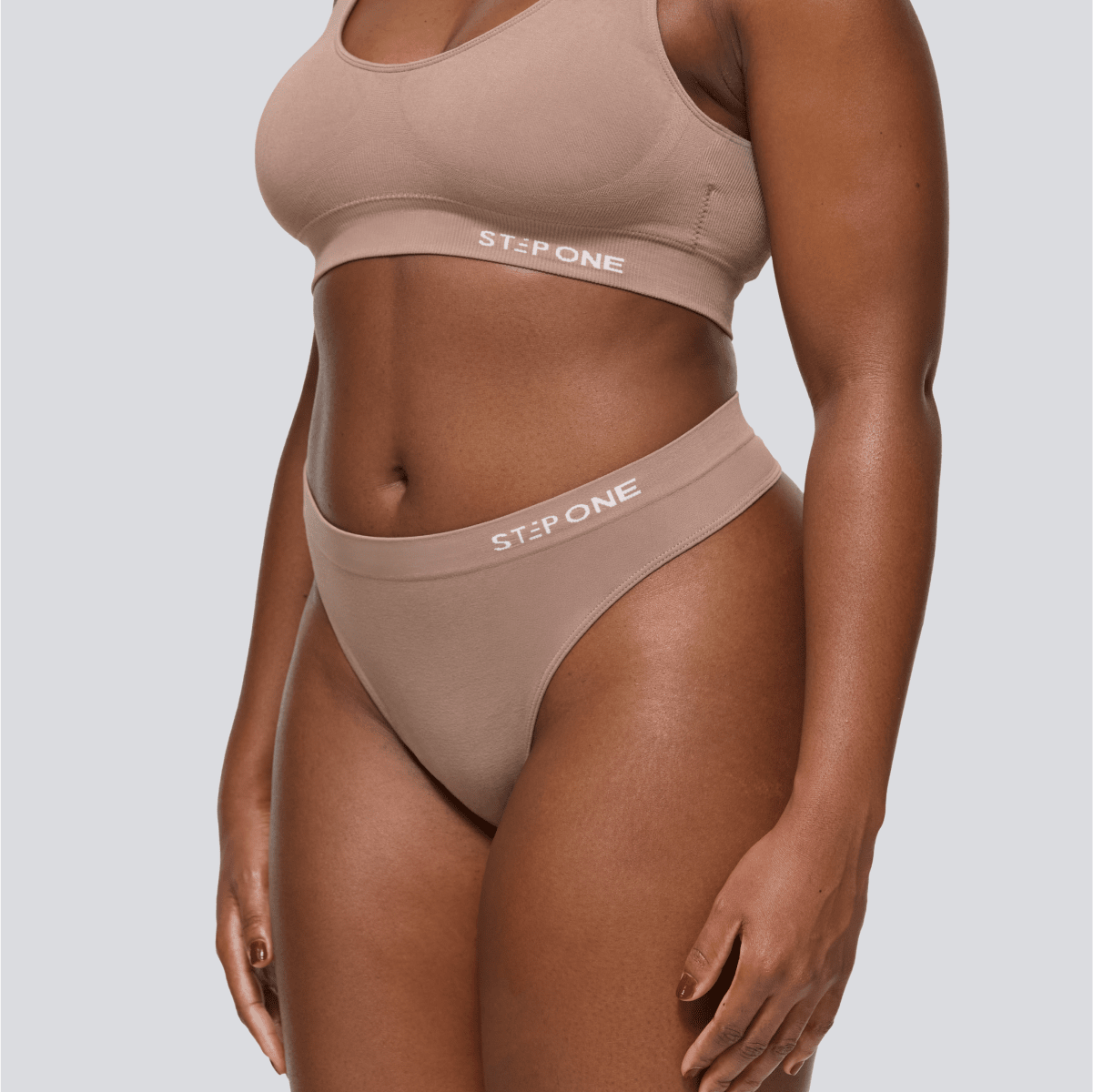Women's SmoothFit Thong - Ash Brown - Bamboo Underwear