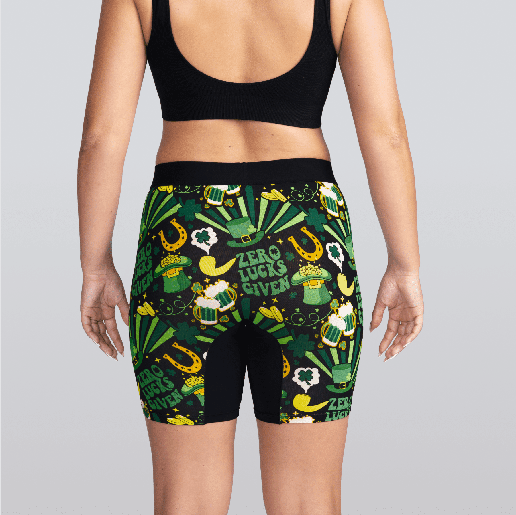 Women's Body Short - Zero Lucks Given - Bamboo Underwear