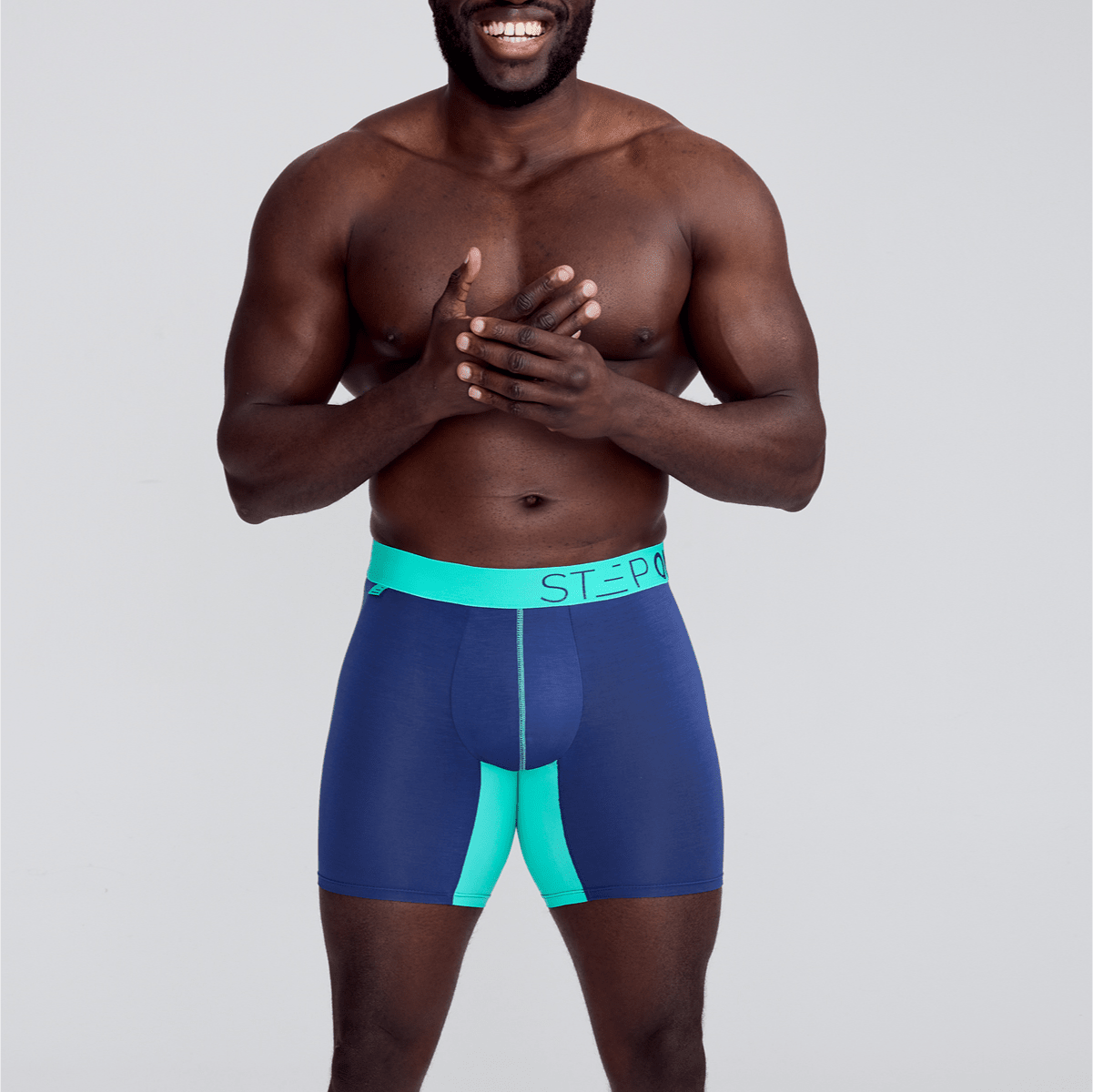Boxer Brief - Glaciers - Bamboo Underwear - Model:Baba