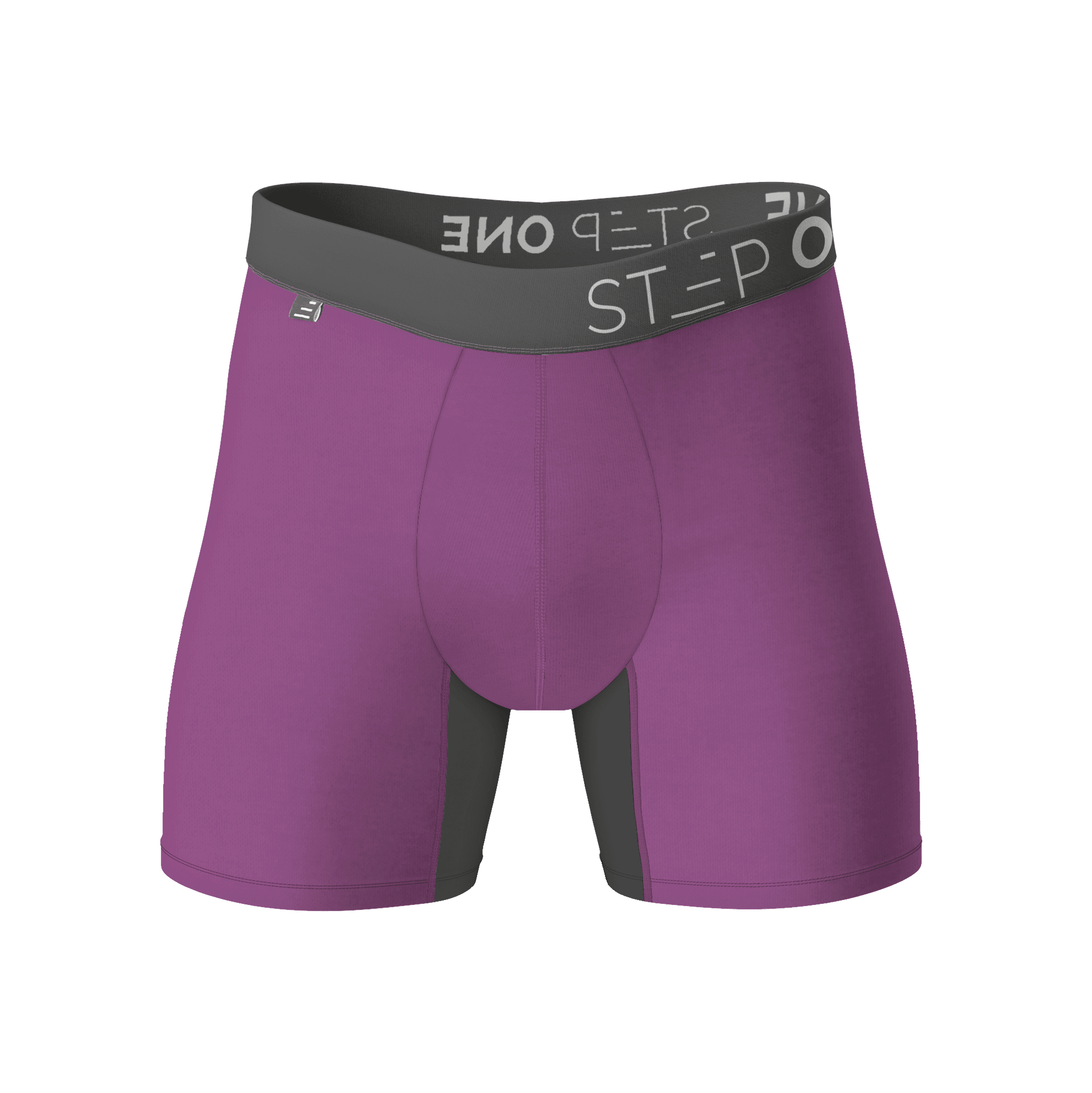 Boxer Brief - Juicy Plums  Step One Men's Bamboo Underwear