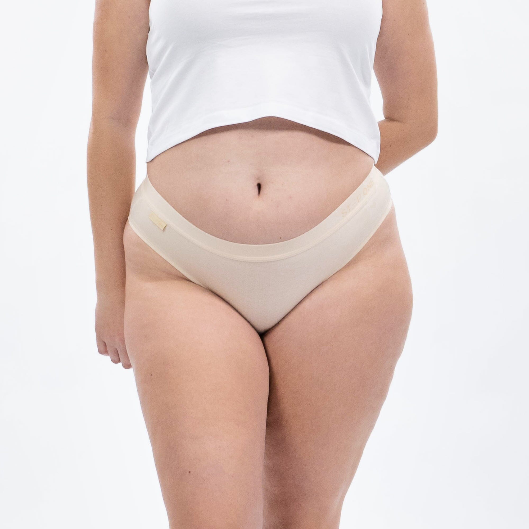 Women's Bikini Brief - Butter Scotch - Model - #size_5XL