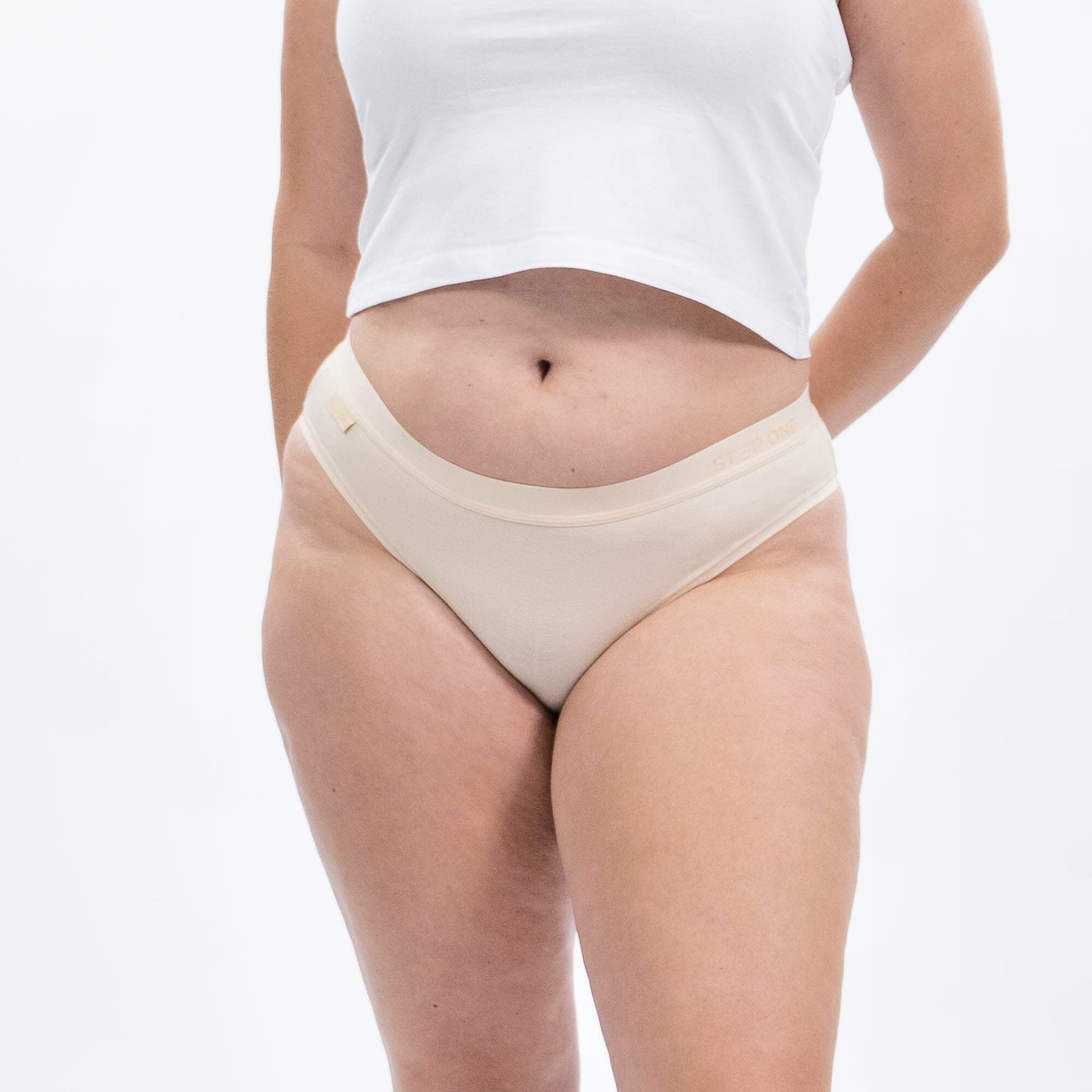 Women's Bikini Brief - Butter Scotch - Model - #size_5XL