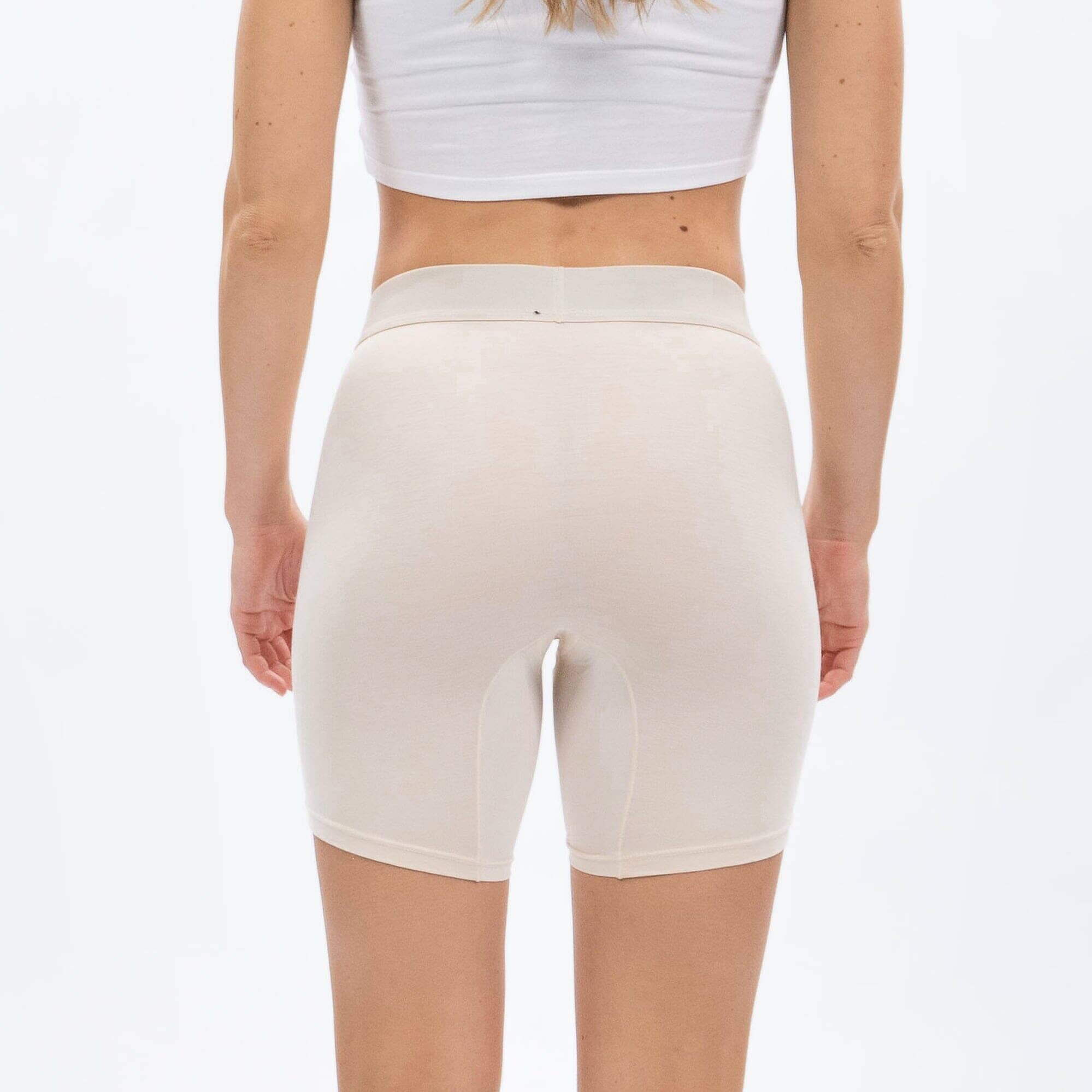 Women's Boxer Brief - Butterscotch - Model - #size_Small