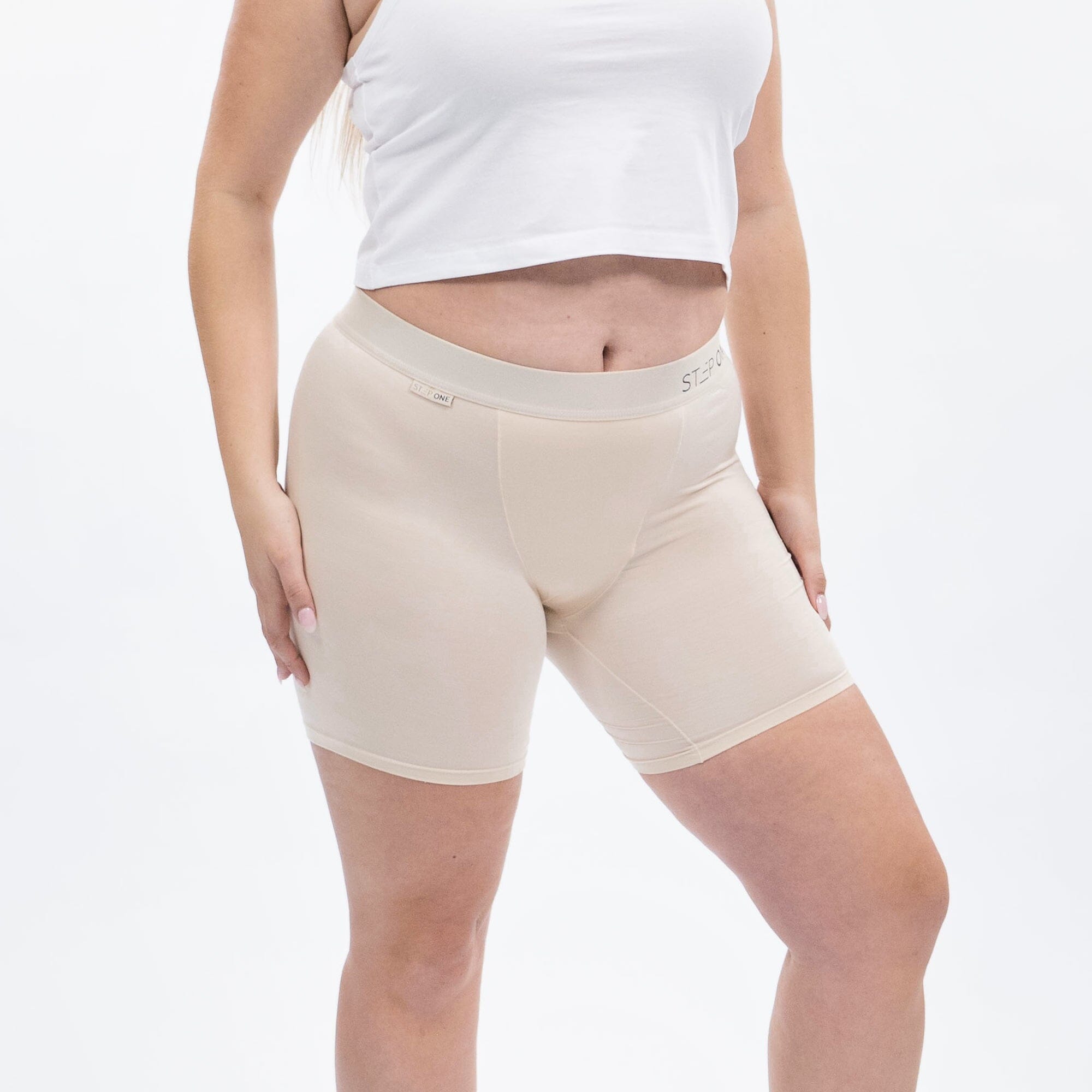Women's Boxer Brief - Butterscotch - Model - #size_2XL