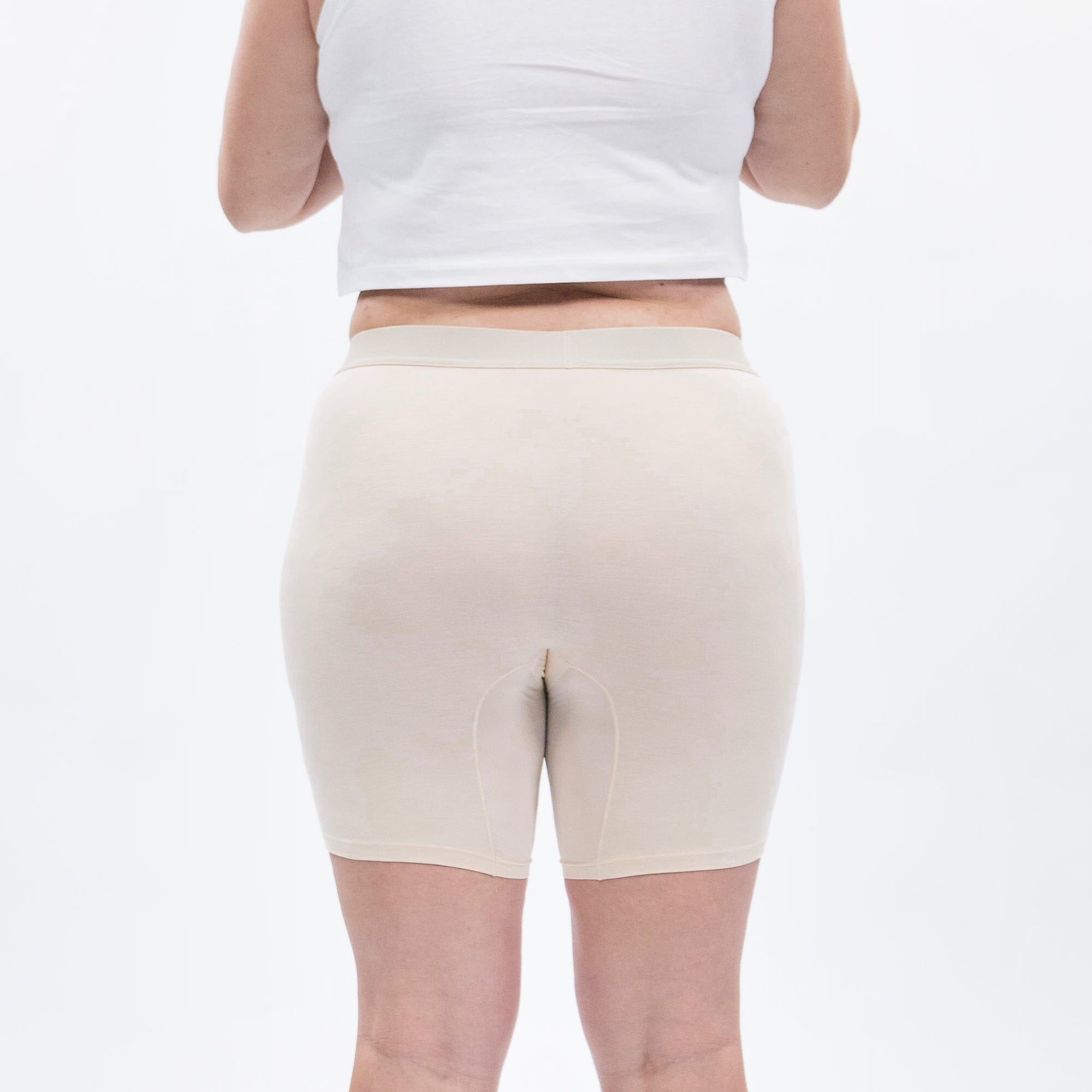 Women's Boxer Brief - Butterscotch - Model - #size_3XL