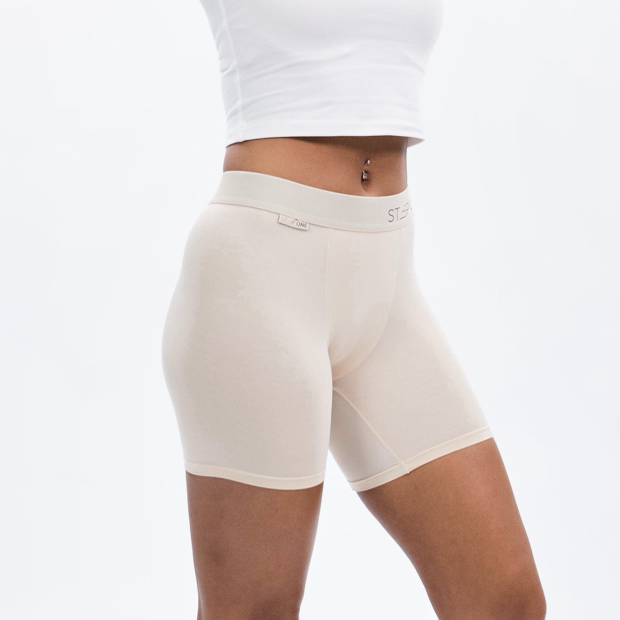 Women's Boxer Brief - Butterscotch - Model - #size_Large