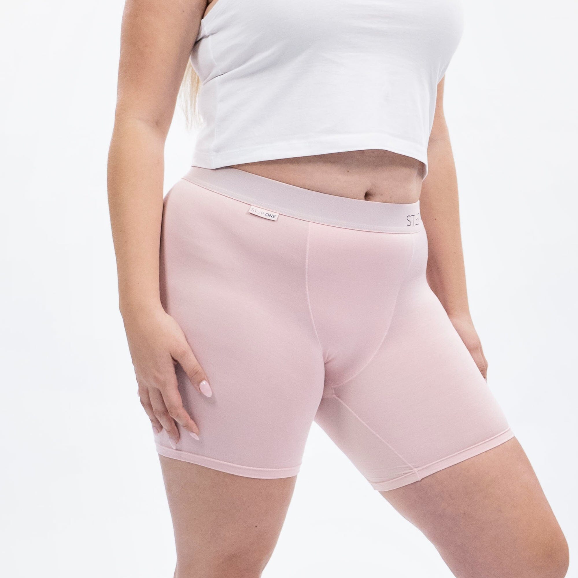 Women's Boxer Brief - Blush - Model - #size_3XL