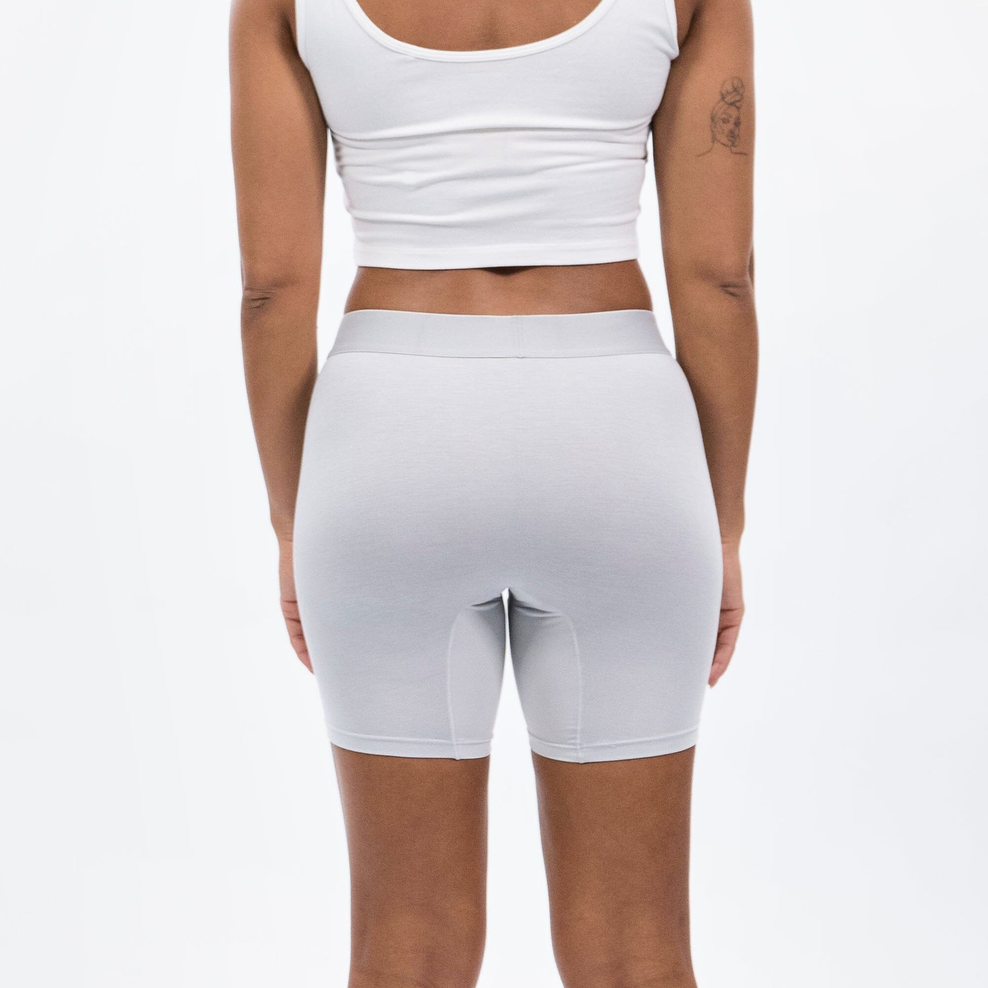 Women's Boxer Brief - Stone - Model - #size_Medium