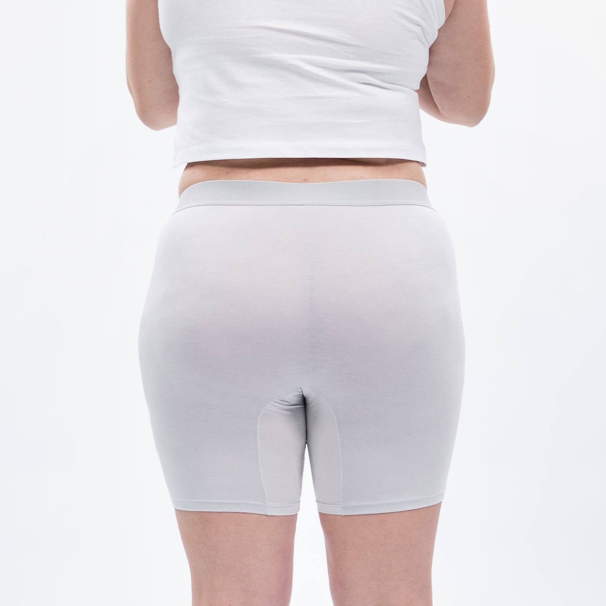Women's Boxer Brief - Stone - Model - #size_3XL
