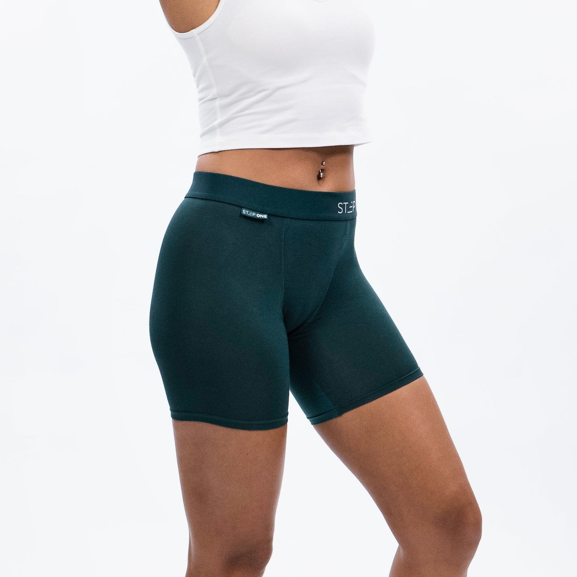 Women's Boxer Brief - Forest - Model - #size_Medium