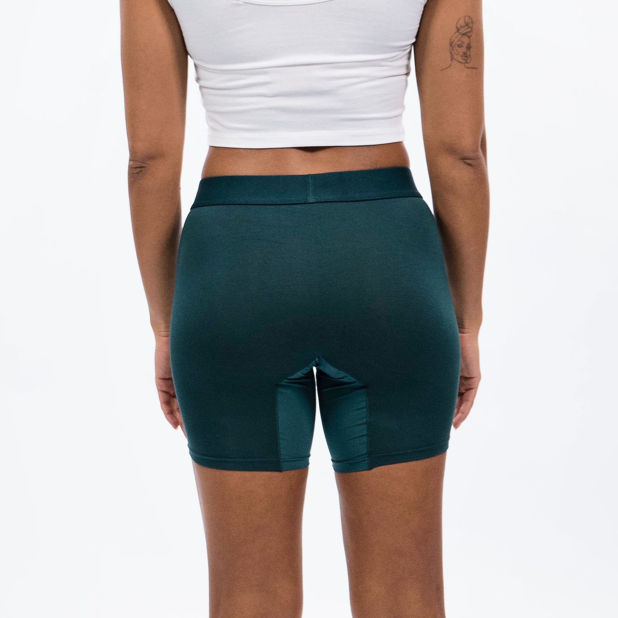 Women's Boxer Brief - Forest - Model - #size_Medium