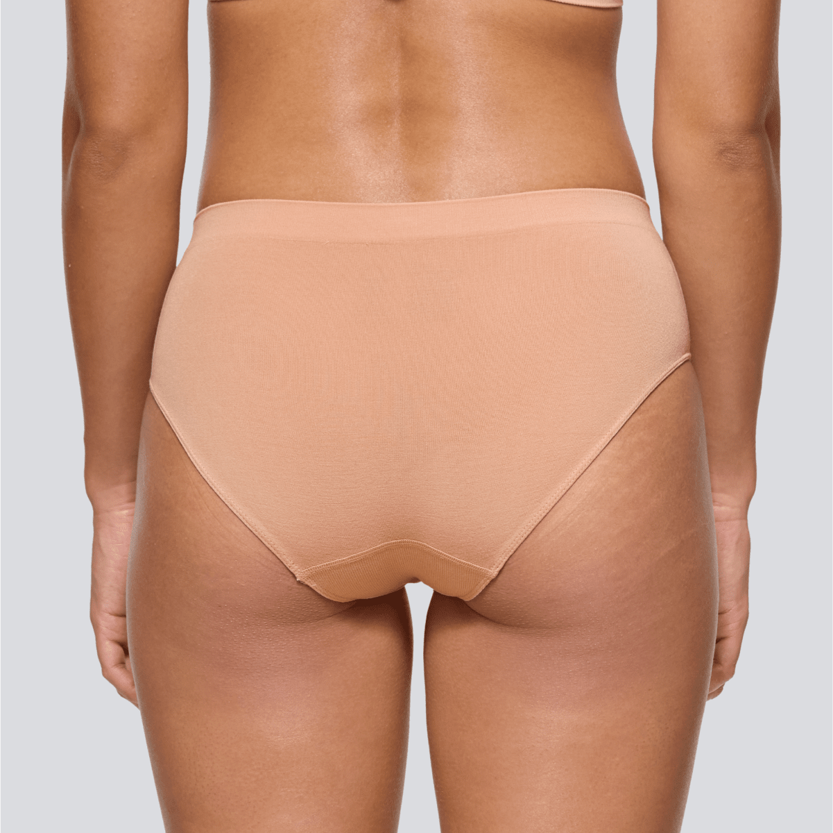 Women's SmoothFit Bikini Brief - Pink Beige - Bamboo Underwear