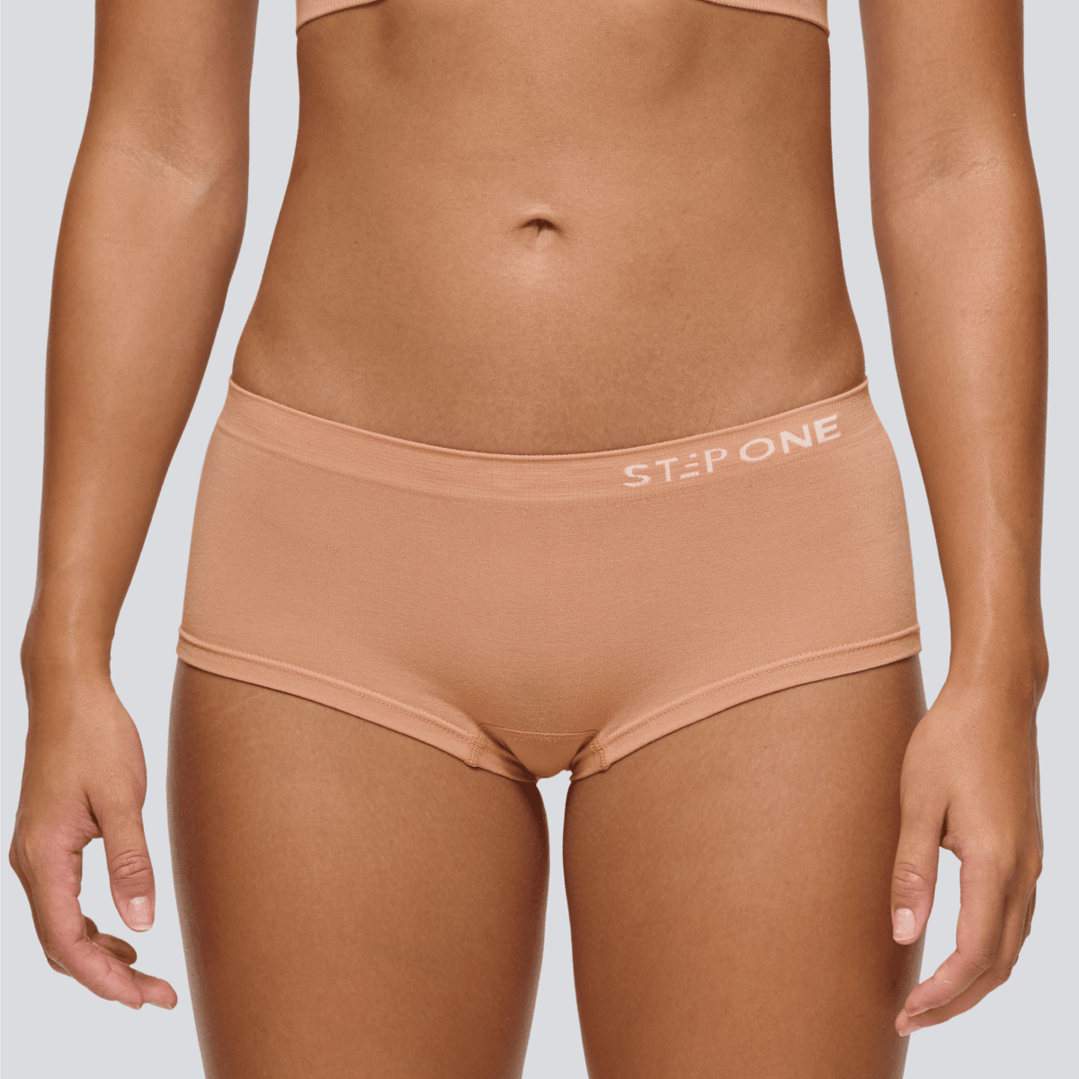 Women's SmoothFit Boyleg - Pink Beige - Bamboo Underwear