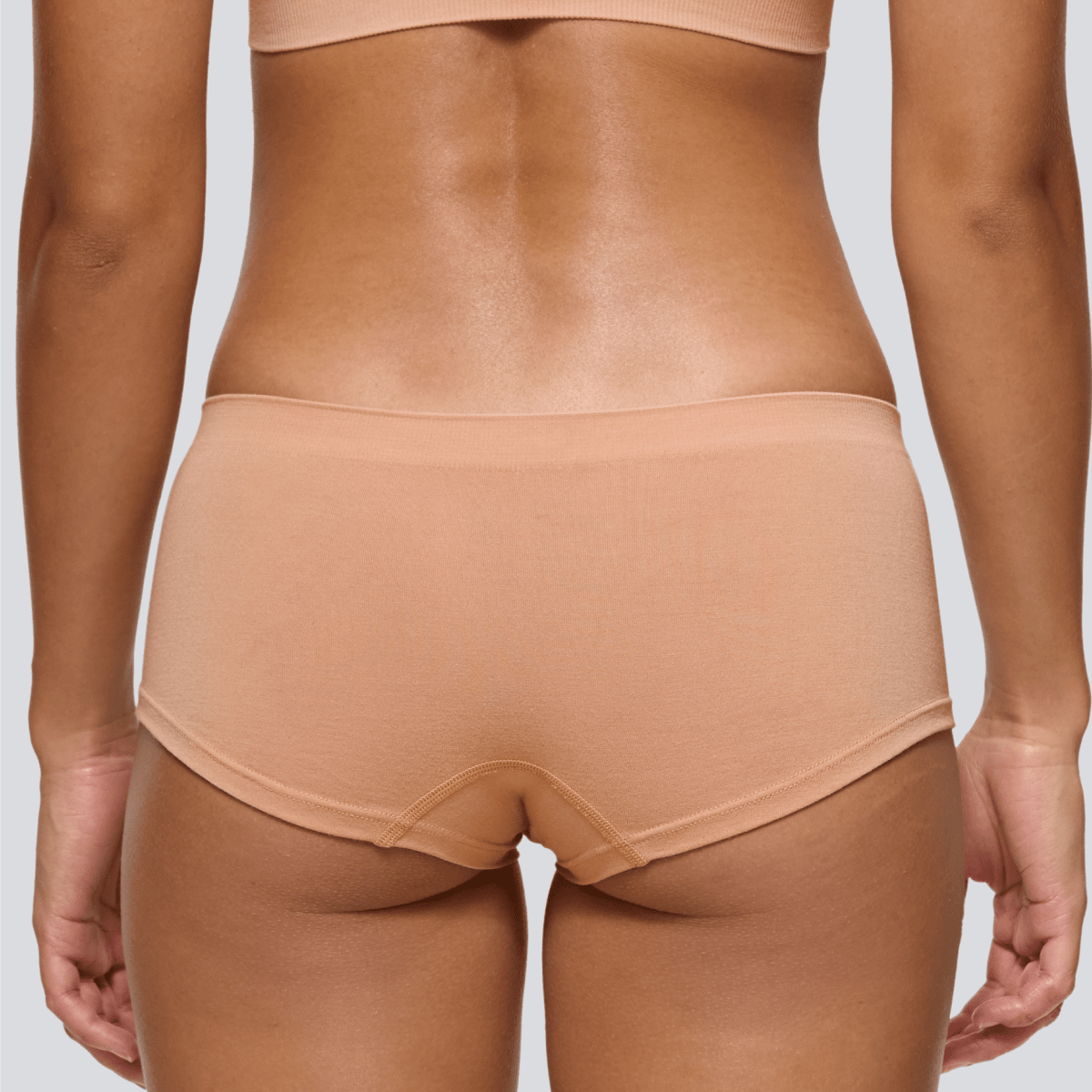 Women's SmoothFit Boyleg - Pink Beige - Bamboo Underwear