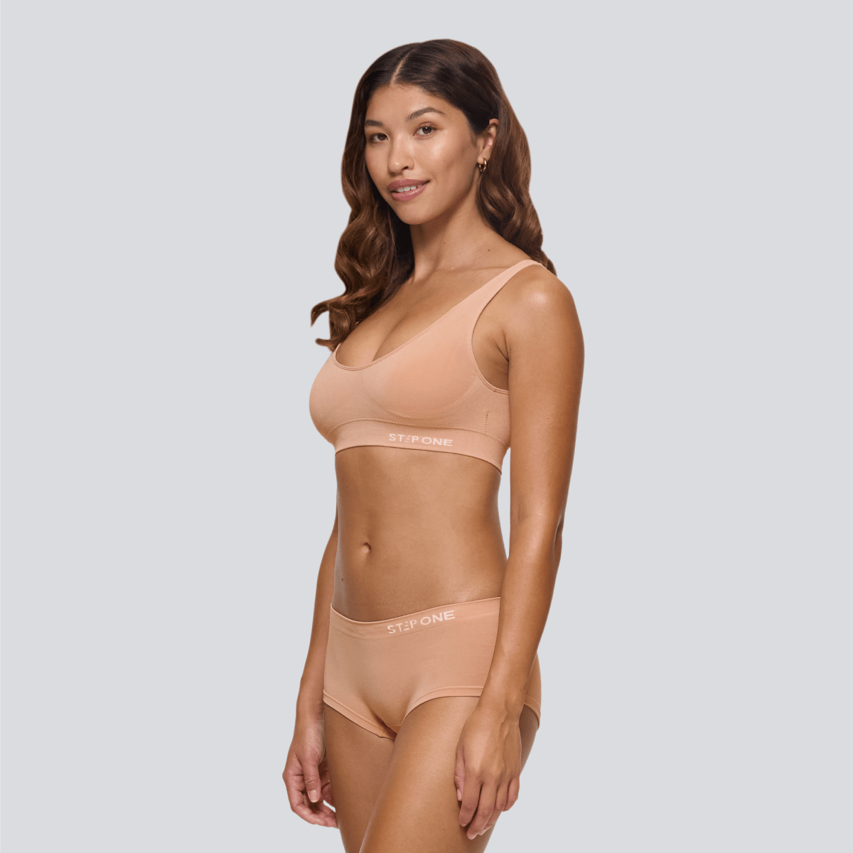 Women's SmoothFit Boyleg - Pink Beige - Bamboo Underwear