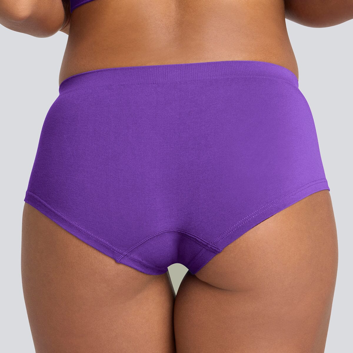 Women's SmoothFit Boyleg - Purple Haze - Bamboo Underwear - Model:Yolanda