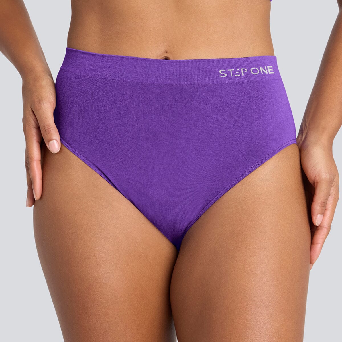 Women's SmoothFit Full Brief - Purple Haze - Bamboo Underwear - Model:Yolanda