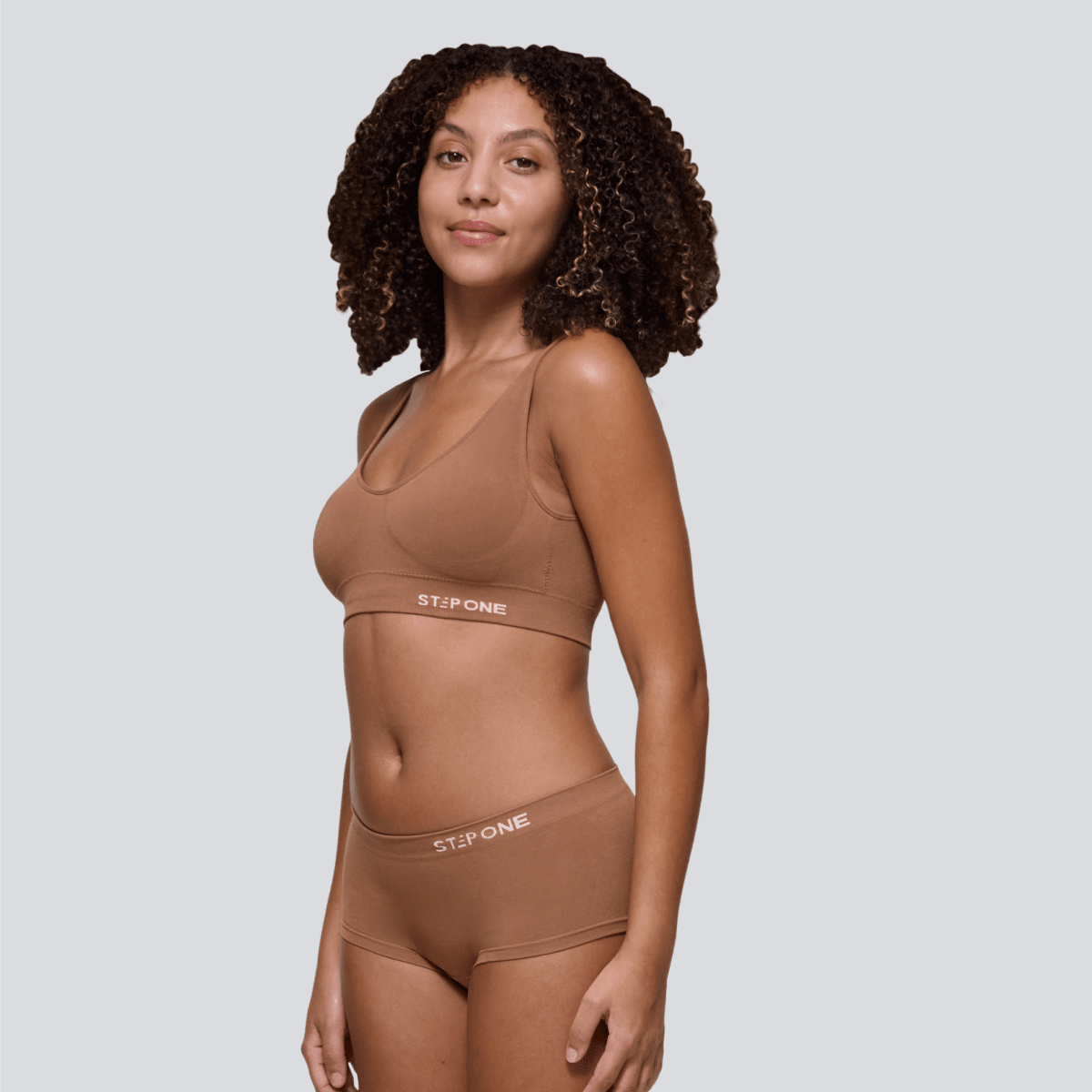 Women's SmoothFit Boyleg - Tan - Bamboo Underwear